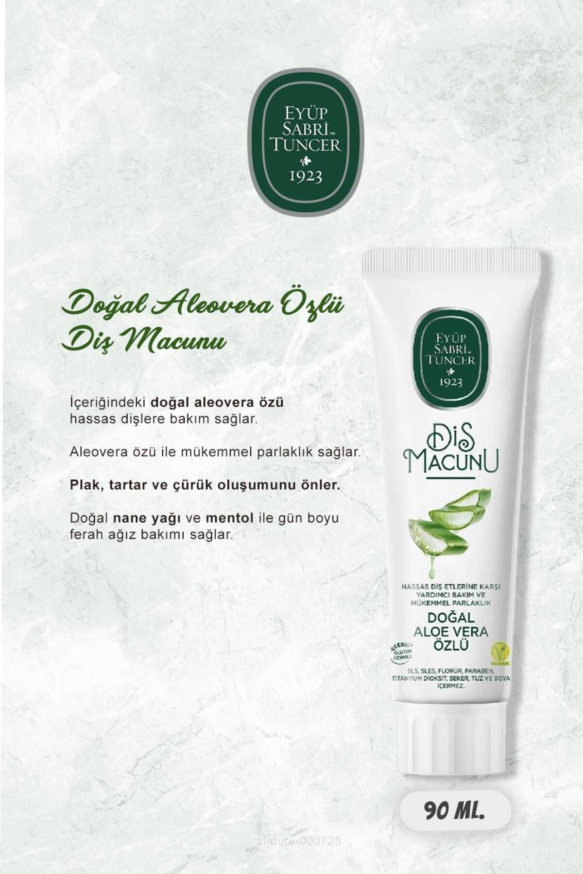Eyüp Sabri Tuncer-90ml Toothpaste Set - Rosie with Himalaya, Aloe Vera, Miswak, Walnut and Peel, Pine Extract 2