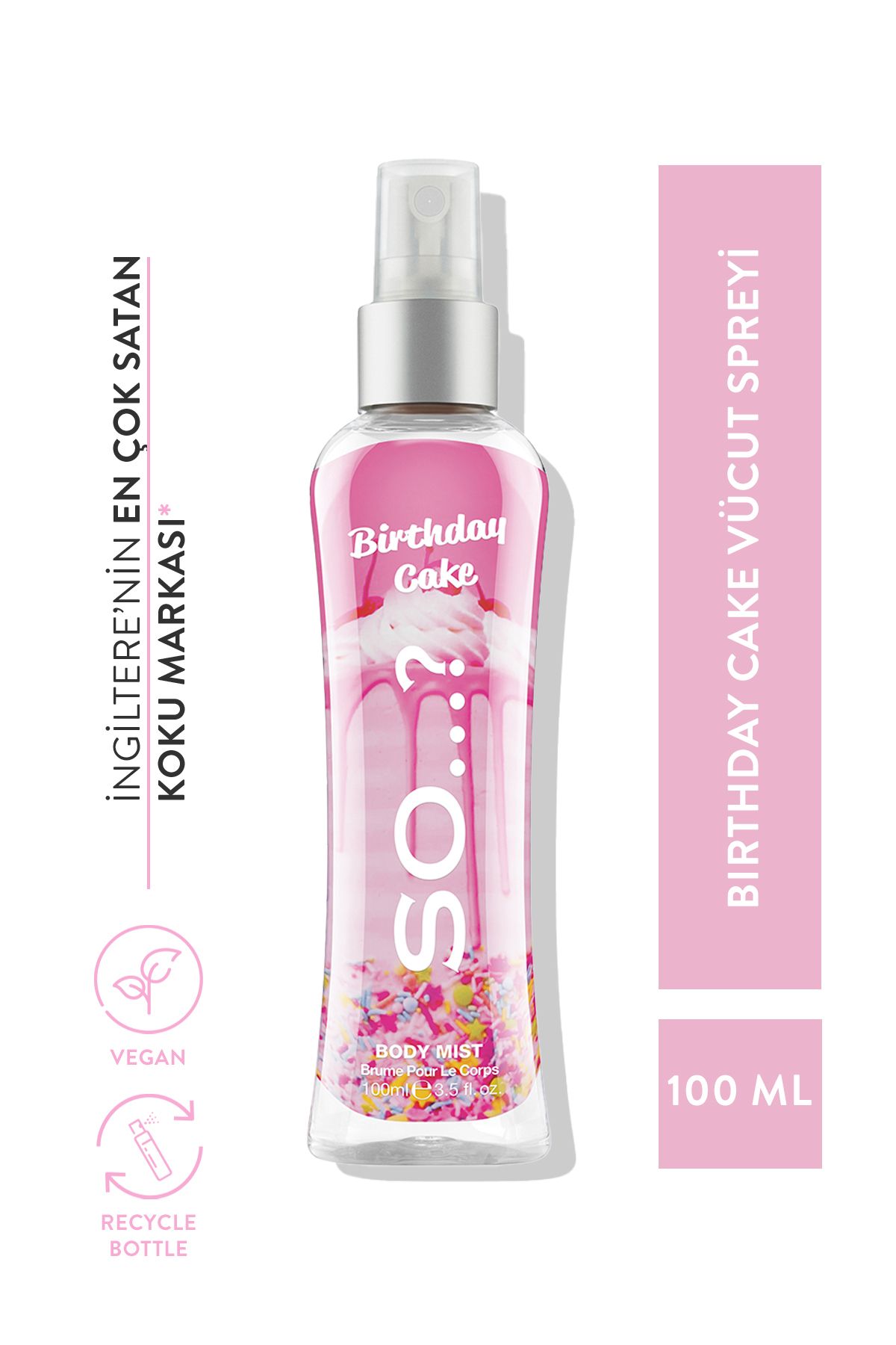 So Fragrance Birthday Cake Vücut Spreyi 100 ML