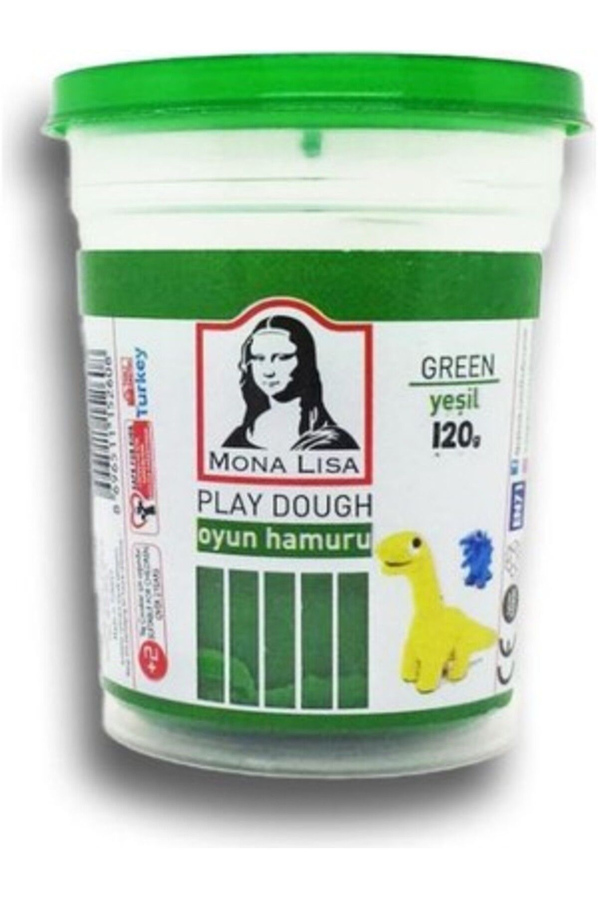 Südor SÜDOR SD240-01 MONALİSA PLAYDOUGH TEK RENK 120 GR YEŞİL