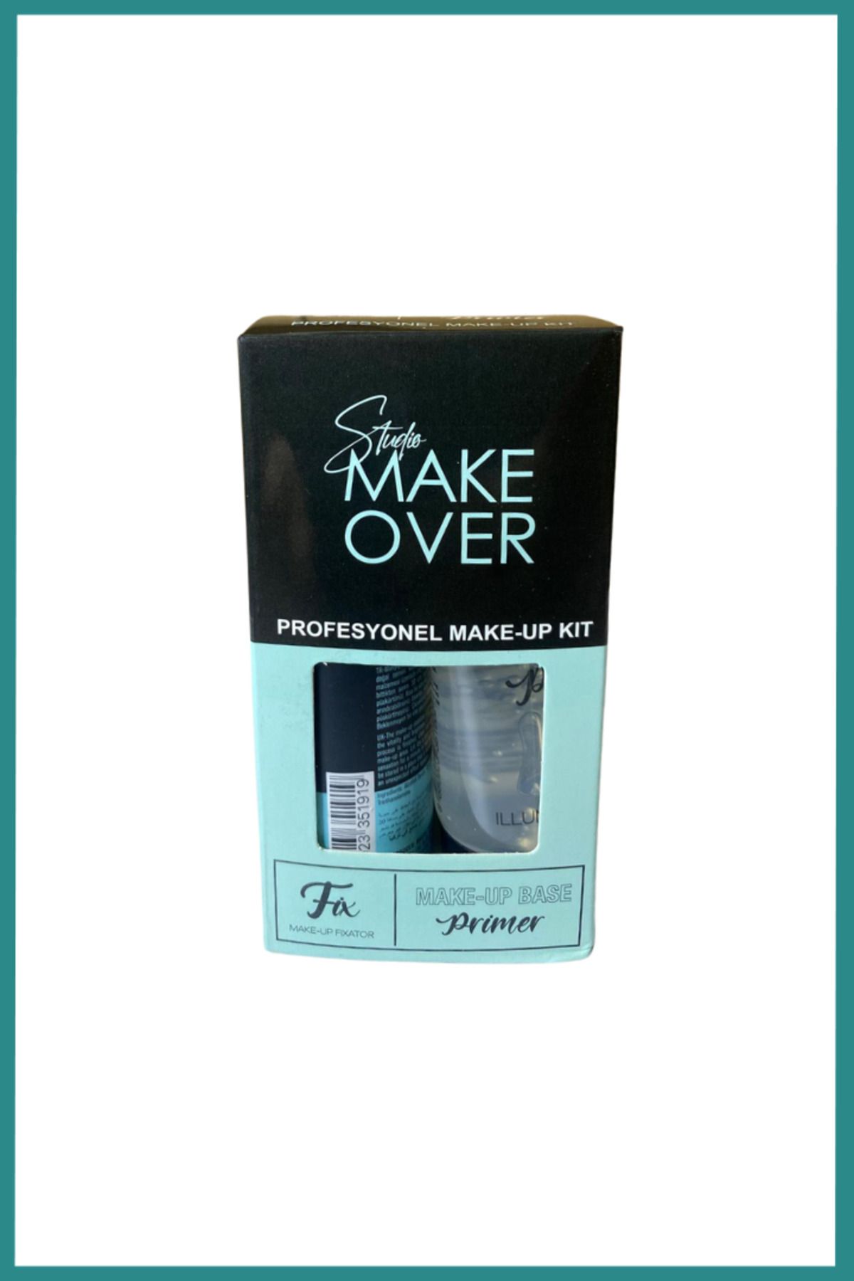 New Well-Makeover Make-Up Fixator 40ml + Make-Up Base 45ml Professional Make-Up Scarce 2