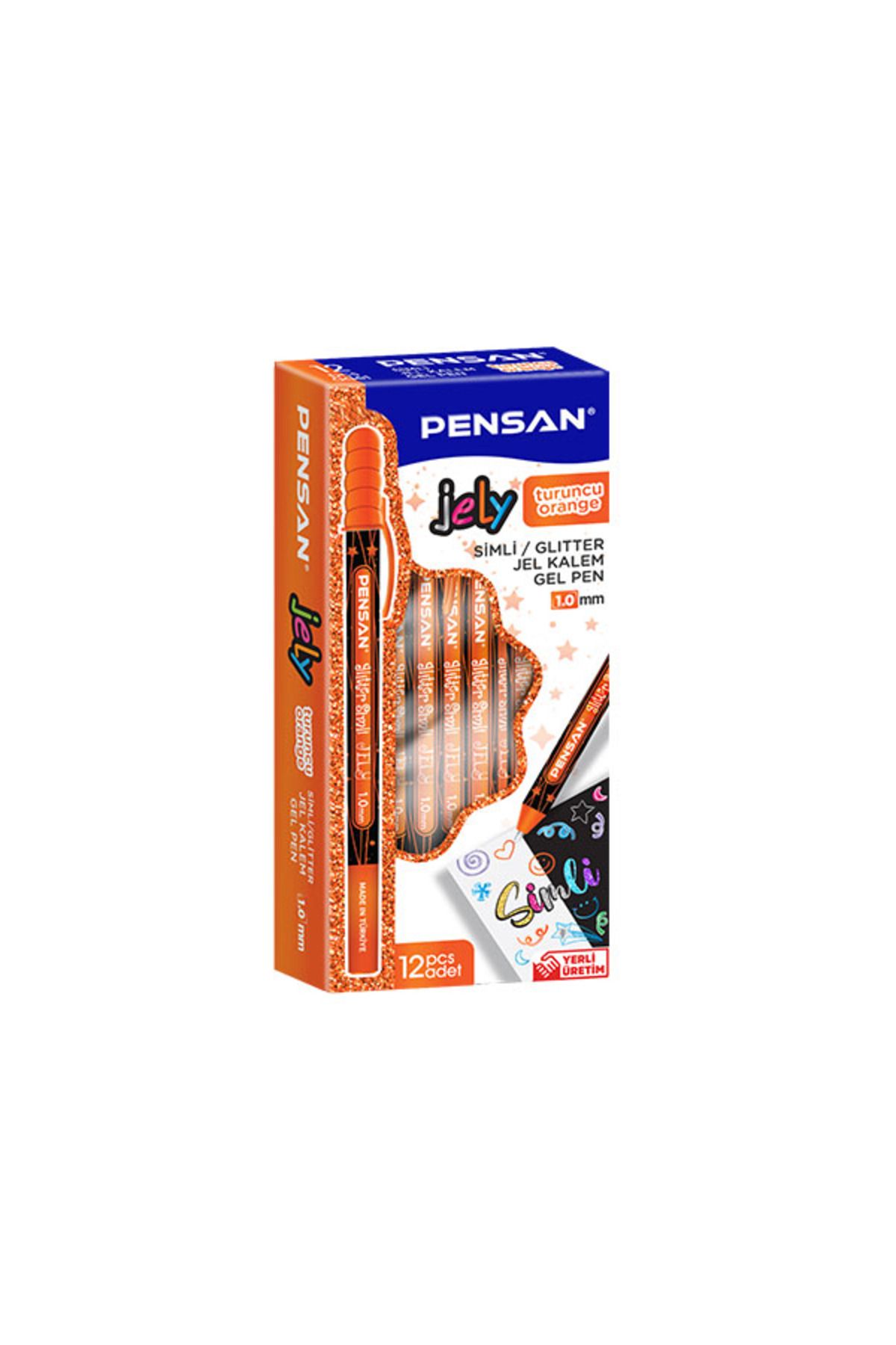 Pensan-Jelly Glitter Glitter Gel Pen Box of 12 1