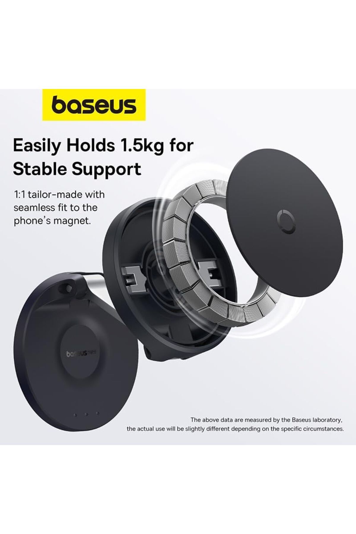 Baseus-MagPro Series Magnetic Car Phone Holder, 180° Adjustable Magnetic Phone Holder Mount 7