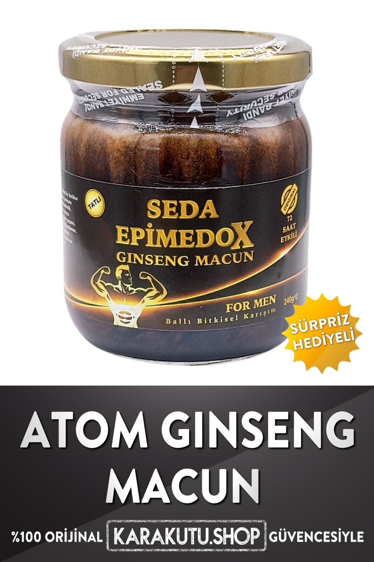 seda Kuvvet Macun Bitkisel Atom Macun Seda Epimedox 240 Gr