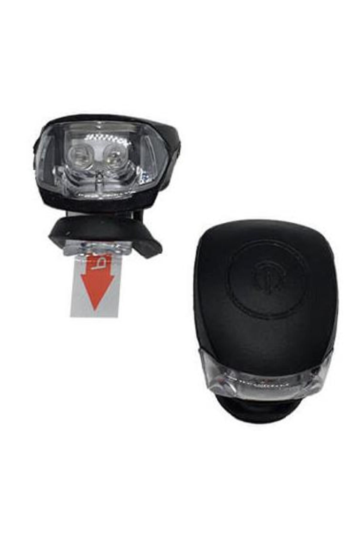 SARİSSA BİSİKLET Raptor Beyaz Bisiklet Çakarlı Far Seti JY-267-2 Slikon Bisiklet Lambası
