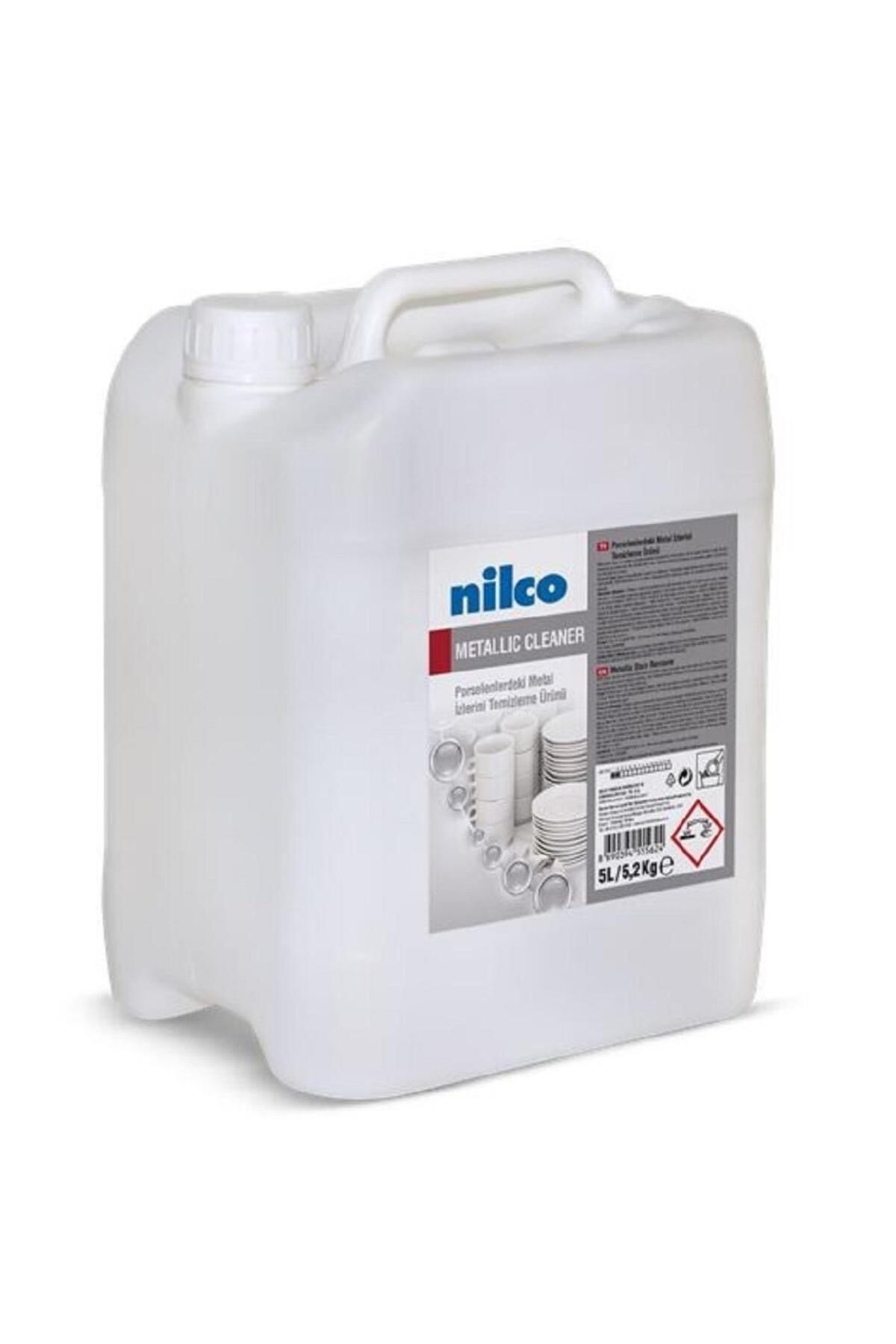 ÇELİKPENÇE Nilco METALIK CLEANER 5LT/5,2KG PORSELENLERDE OLUŞAN METAL İZLERİ TEMİZLEME ÜRÜNÜ