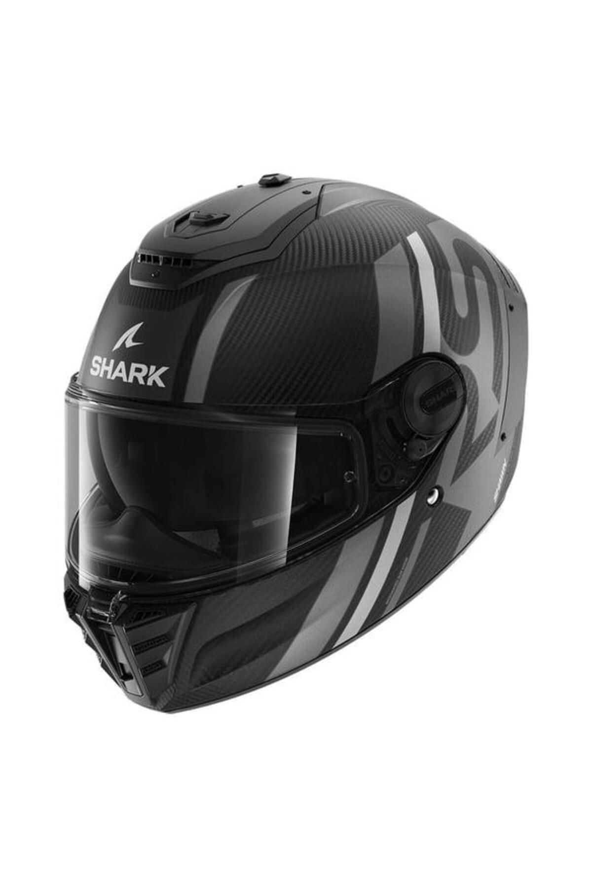 Shark SPARTAN RS BYRHON MAT SİYAH GRİ KAPALI KASK