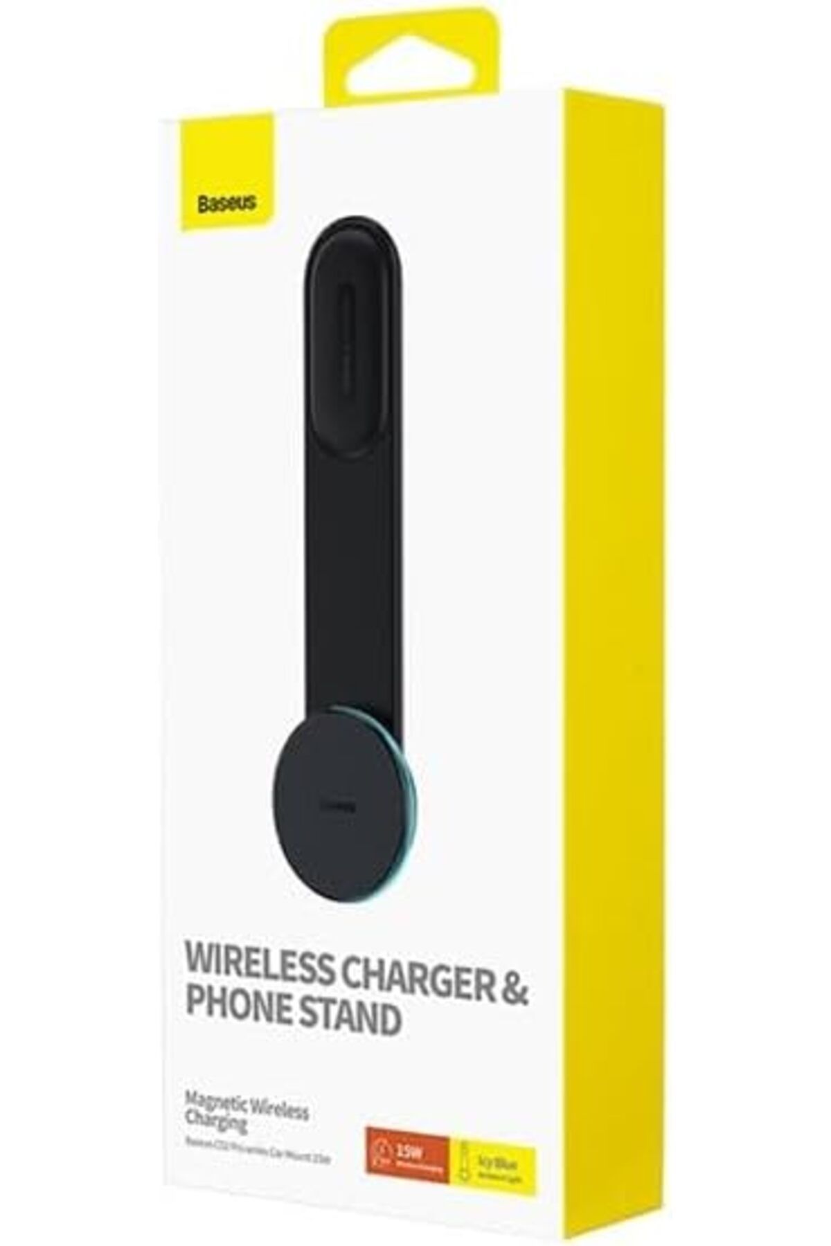 Baseus-C02 Pro Series Magnetic Wireless Charging Car Mount Cluster Black 7