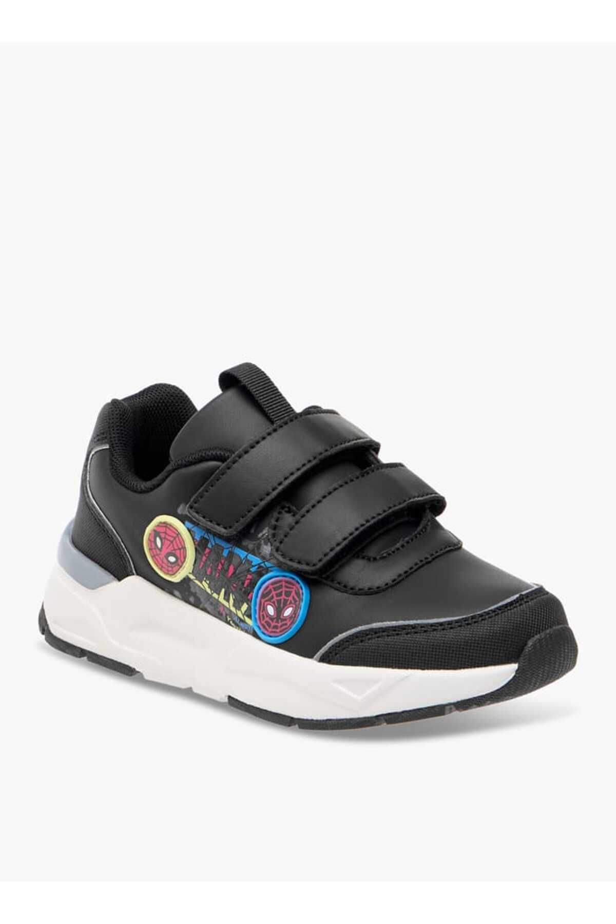 Marvel-Spider-Man Embossed Sneakers with Hook and Loop Closure 2