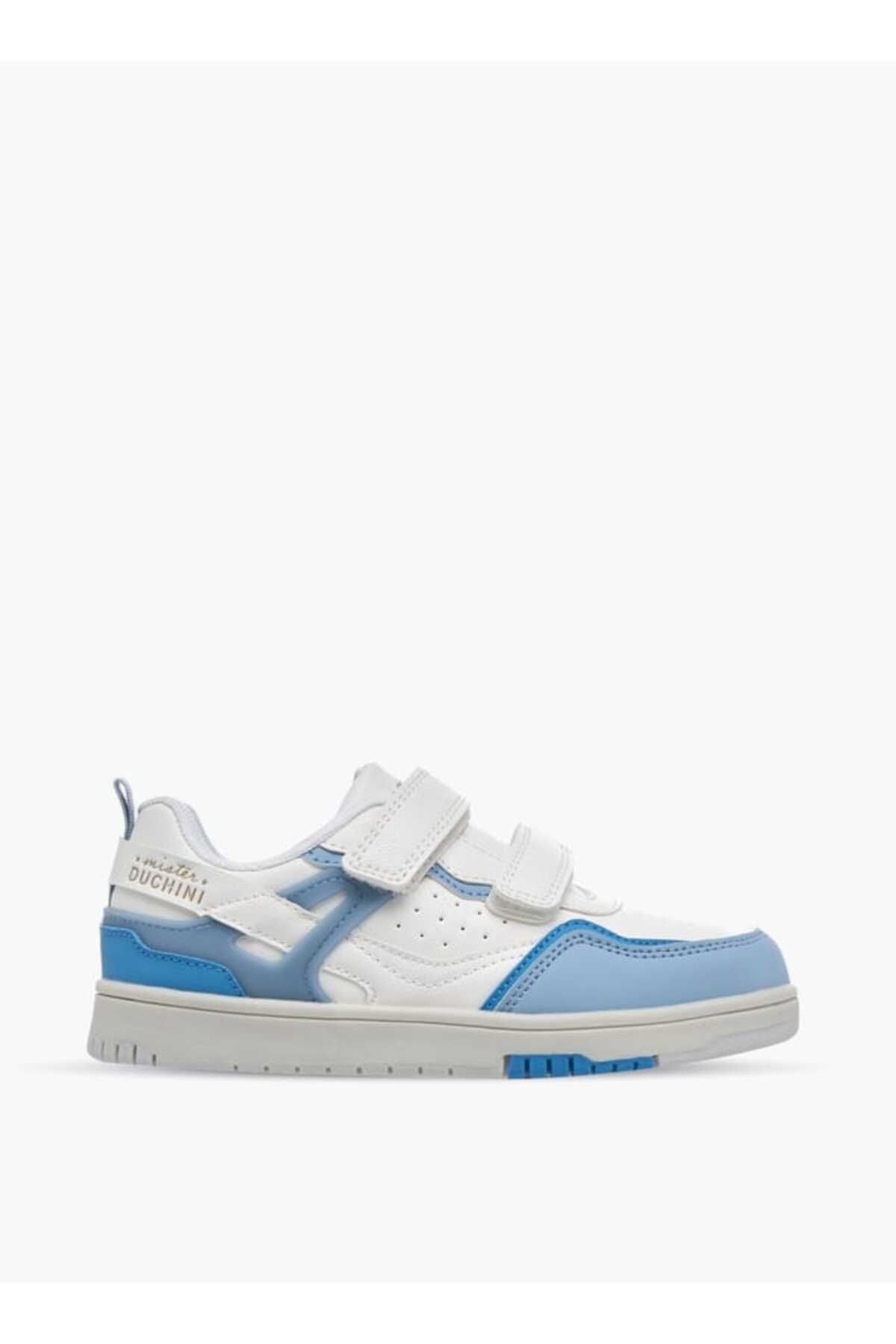 Mister Duchini-Panelled Sneakers with Hook and Loop Closure 3