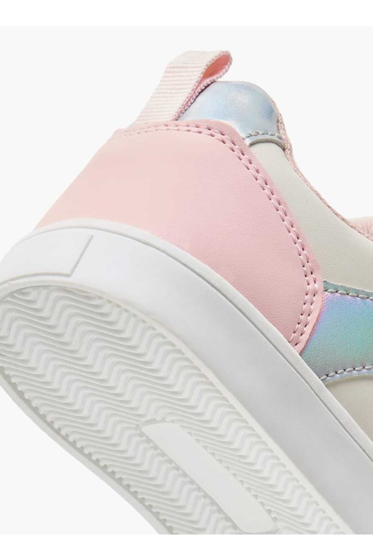 Flora Bella by Shoexpress-Flora Bella Colourblock Sneakers with Hook and Loop Closure 5