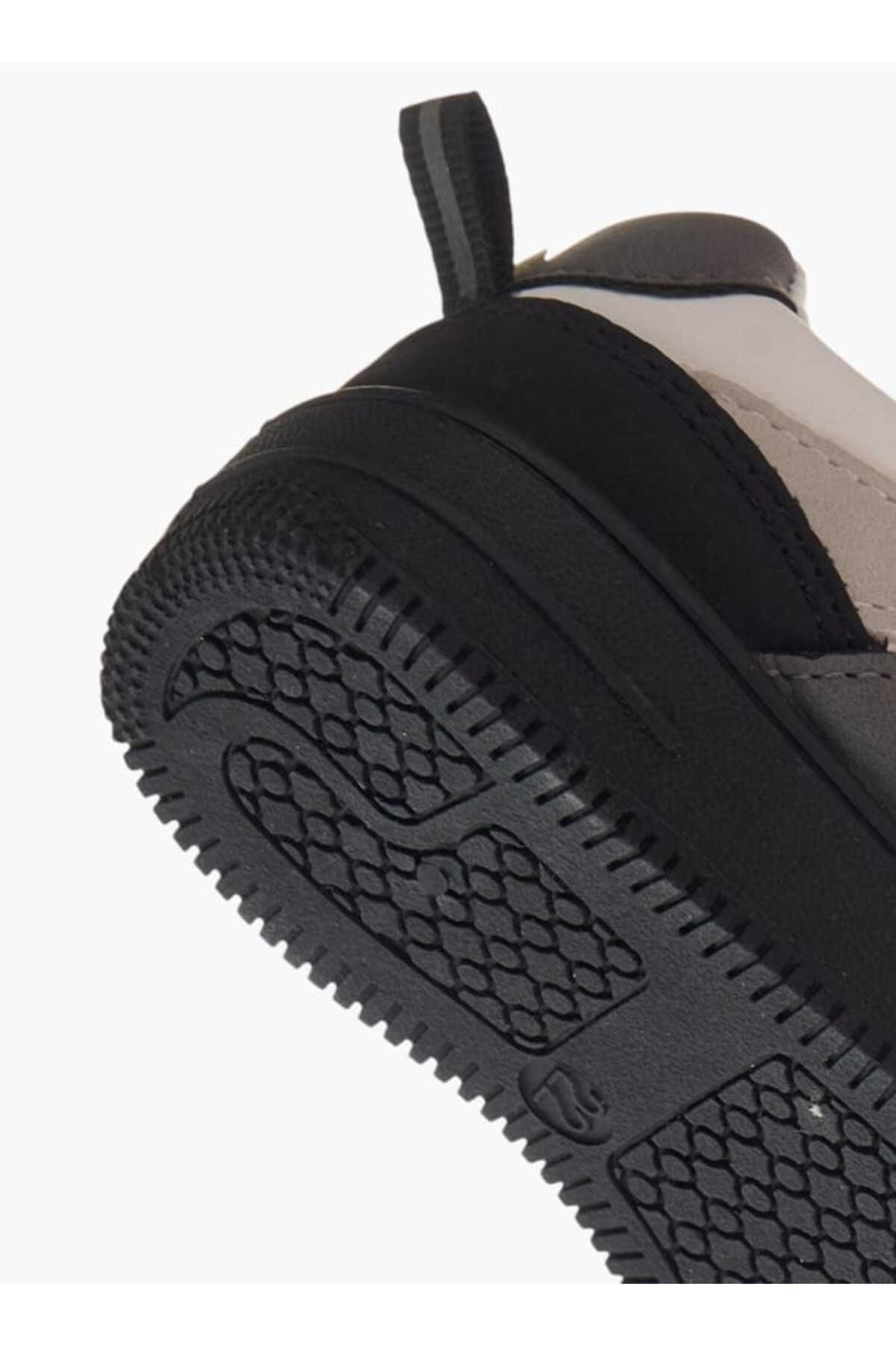 LBL by Shoexpress-Panelled Sneakers with Hook and Loop Closure 5