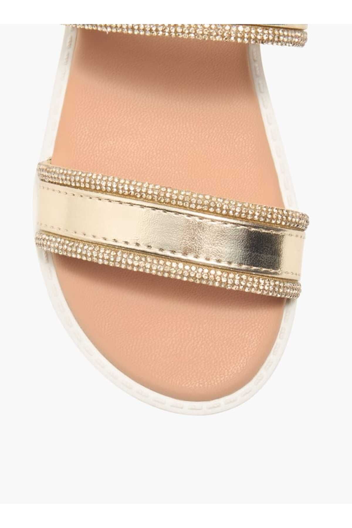 Flora Bella by Shoexpress-صندل فلورا بيلا المزين بحزام مع إغلاق بخطاف وحلقة 3