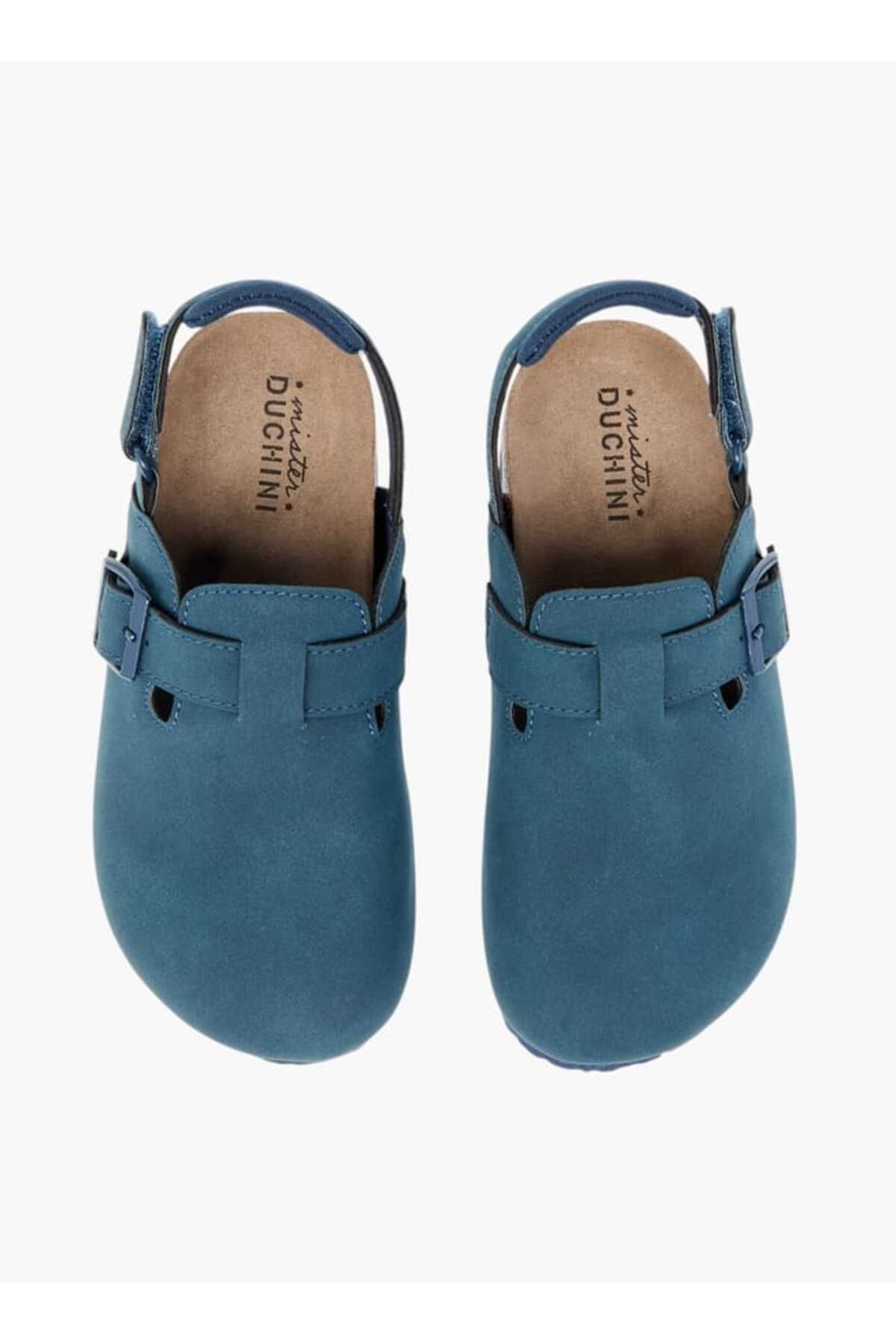 Mister Duchini-Boys' Solid Closed Toe Sandals with Hook and Loop Closure 1