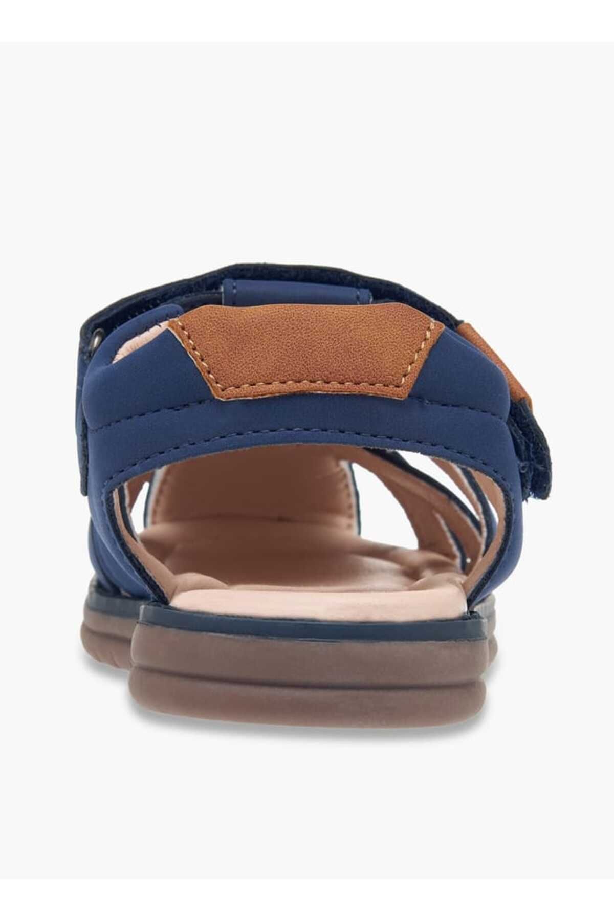 LBL by Shoexpress-Strappy Sandals with Hook and Loop Closure 4