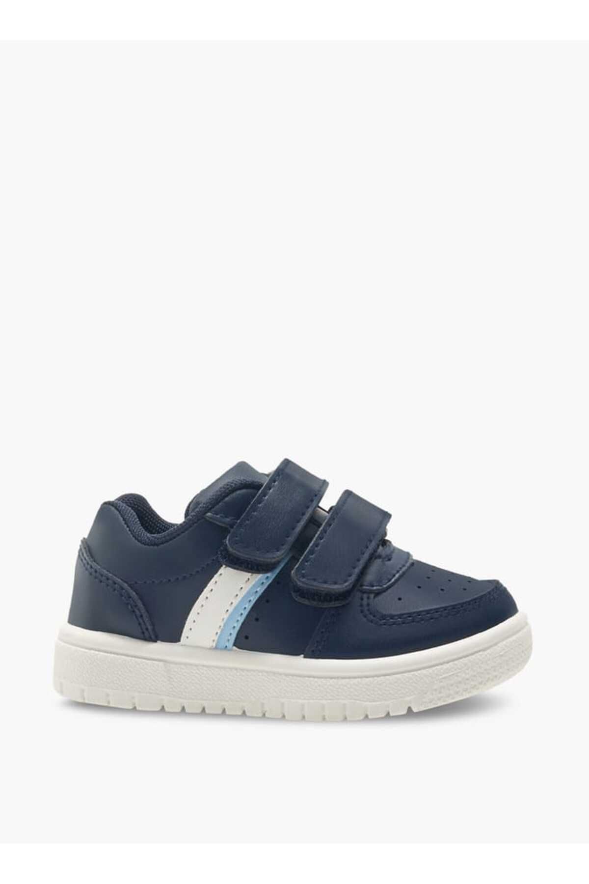 LBL by Shoexpress-Panelled Sneakers with Hook and Loop Closure 3
