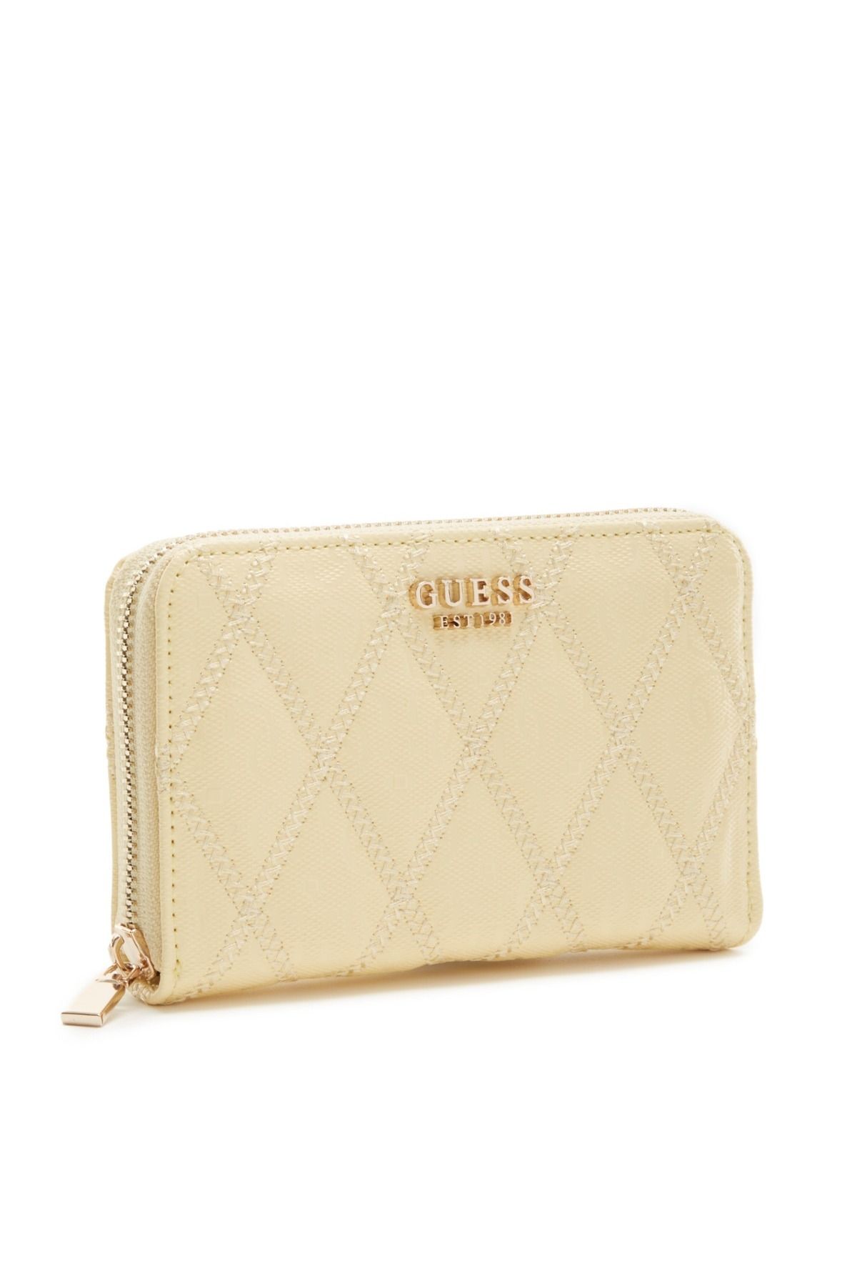Guess-Adi Damen Reißverschluss-portemonnaie Gelb Swgg93-6400-ply 3