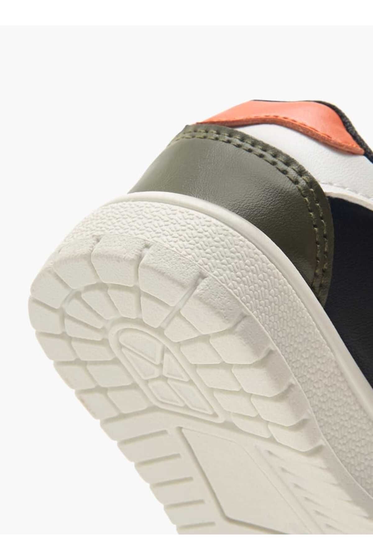 LBL by Shoexpress-Panelled Sneakers with Hook and Loop Closure 5