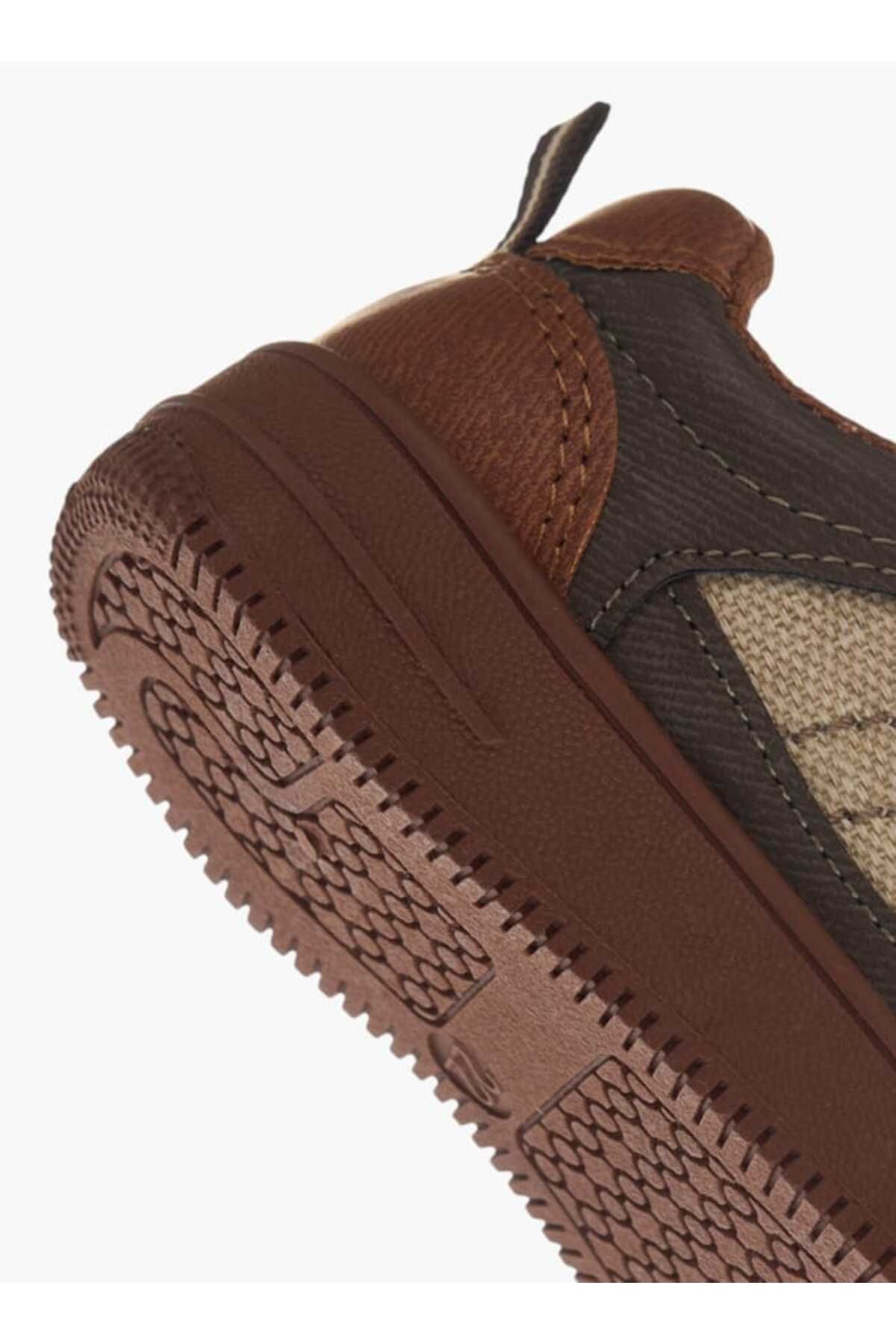 LBL by Shoexpress-Panelled Sneakers with Hook and Loop Closure 5