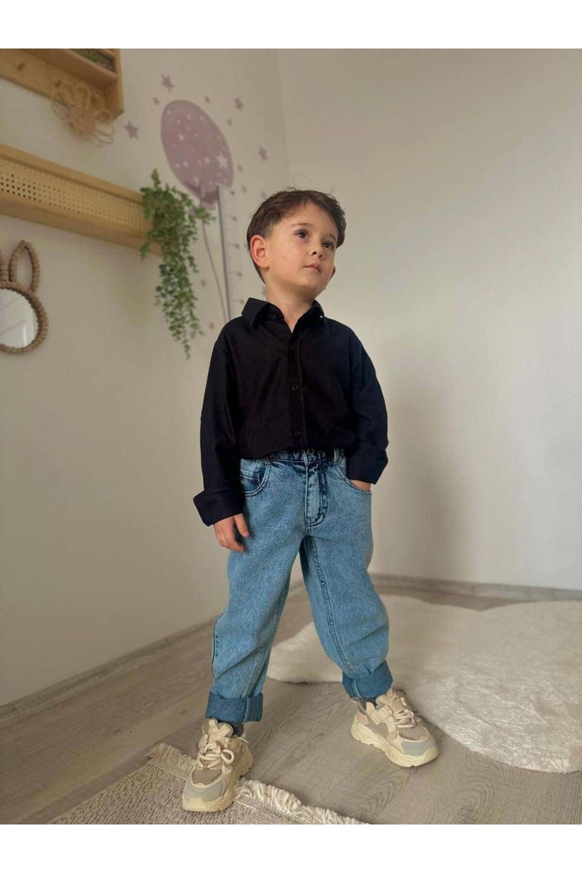 MİNİKO KİDS-Children's Shirt, Jeans, Pant, 2-Piece Suit 3