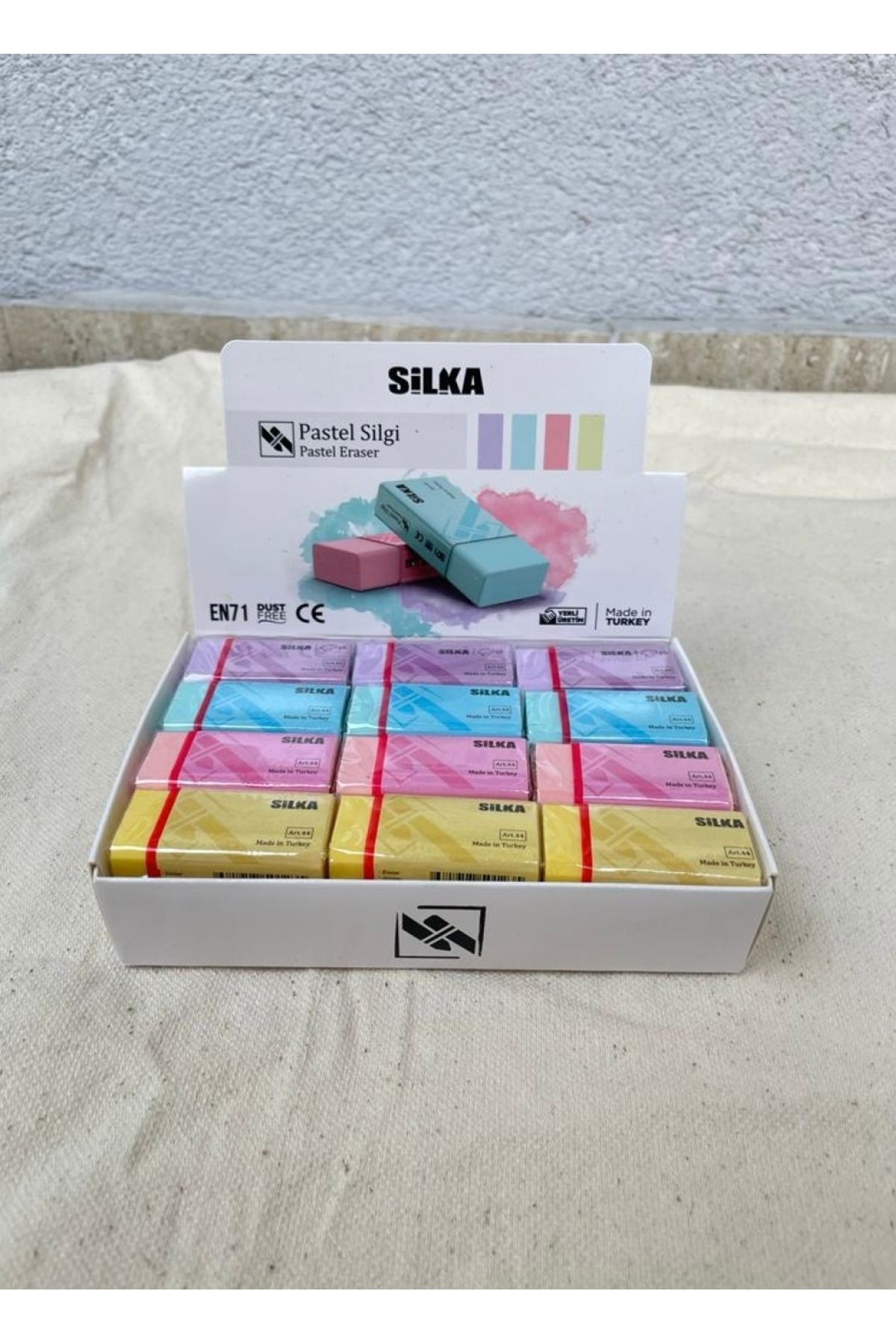 Almira Pastel Yumuşak Silgi 4’lü Paket