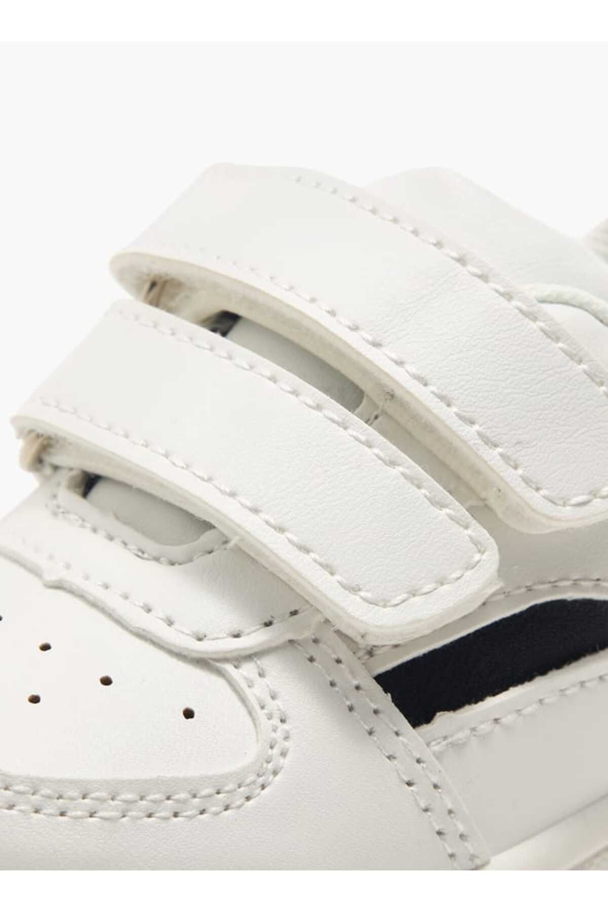 LBL by Shoexpress-Panelled Sneakers with Hook and Loop Closure 4