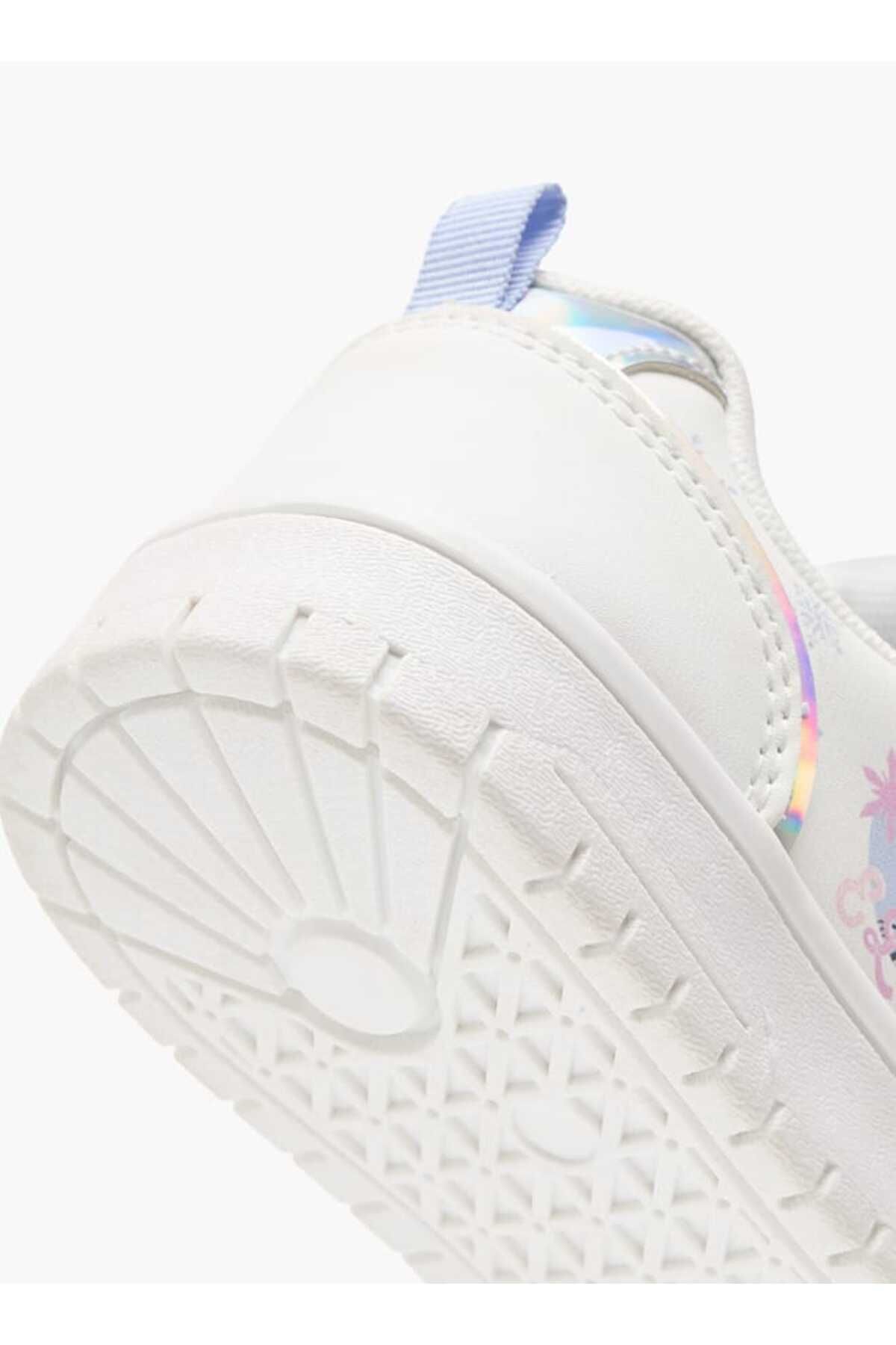 Disney-Elsa Print Sneakers with Hook and Loop Closure 5