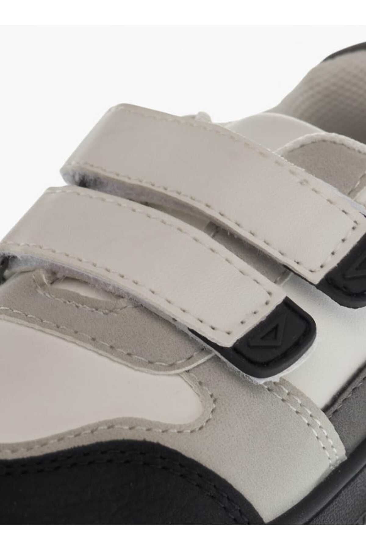 LBL by Shoexpress-Panelled Sneakers with Hook and Loop Closure 4