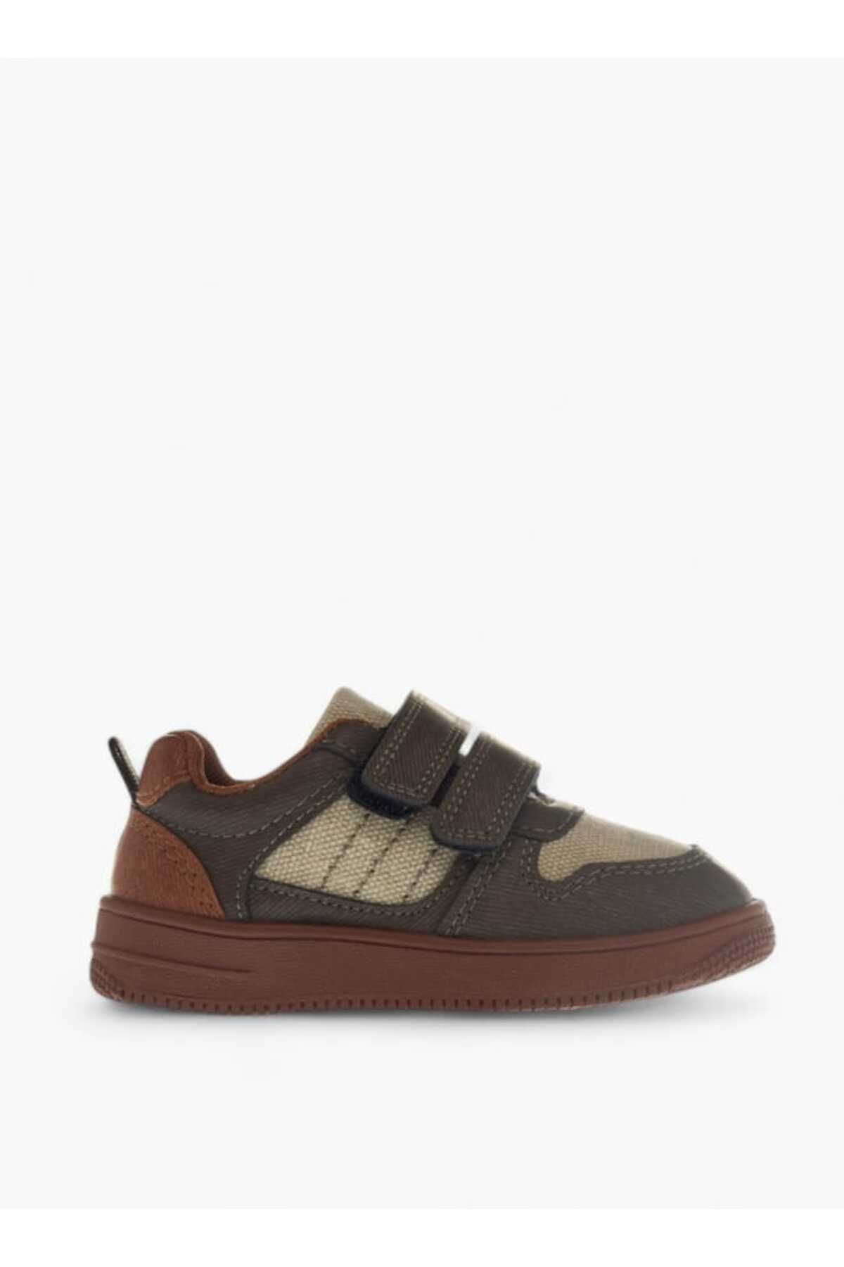 LBL by Shoexpress-Panelled Sneakers with Hook and Loop Closure 3