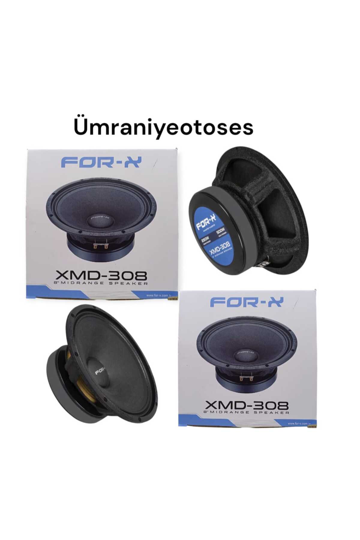 For-X FORX XMD-308 500WAT 20 CM 250 RMS 95 DB 90 HZ MİDRANGE