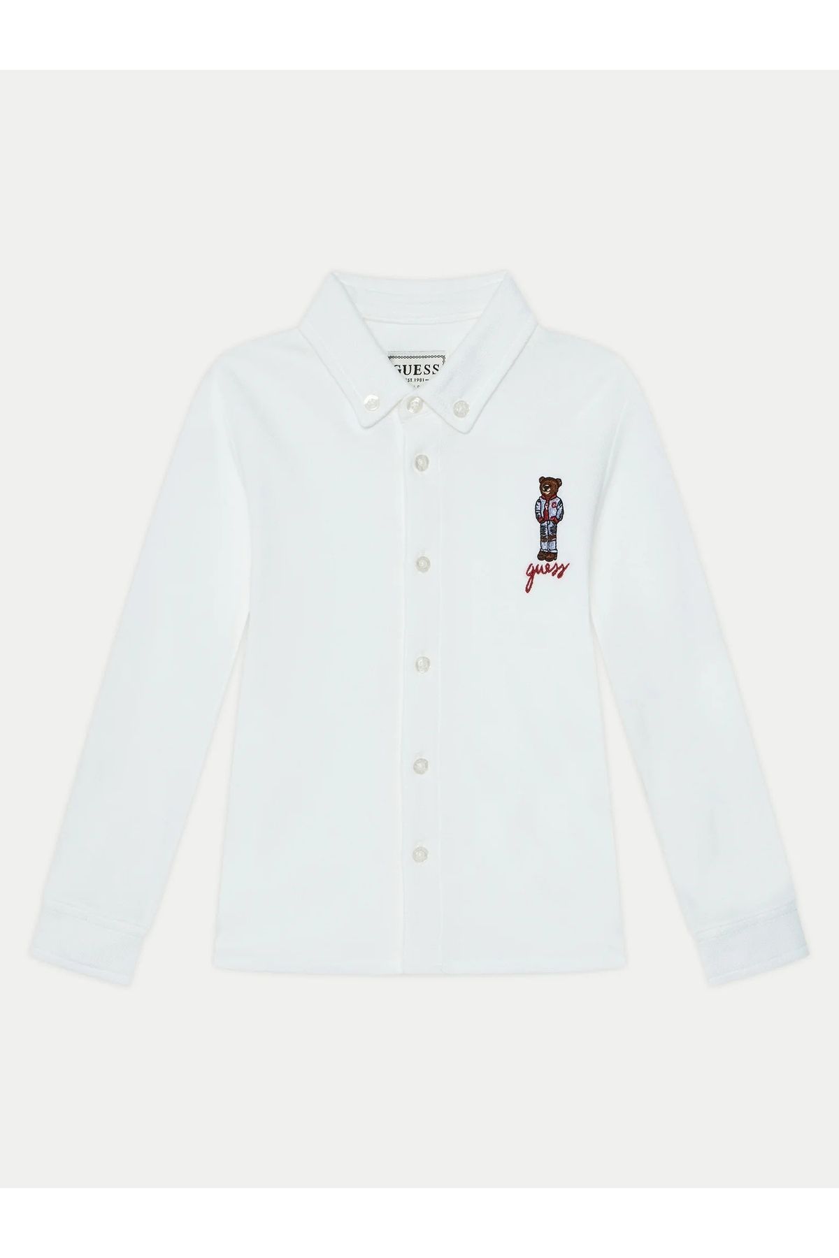 Guess-Piquet Ls Shirt 1