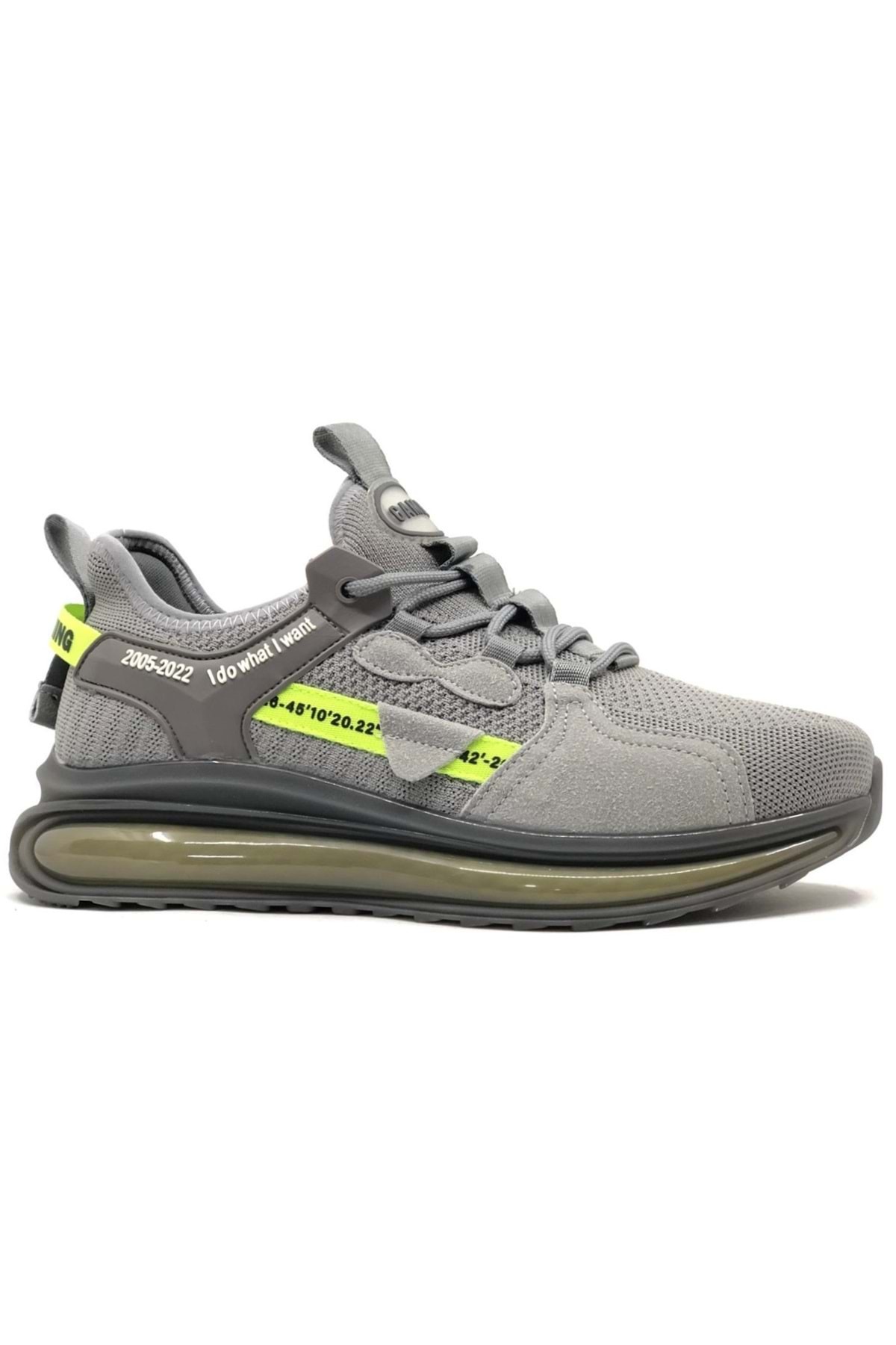 GAMELU AirBoss Unisex Spor Ayakkabı GRİ görsel 2