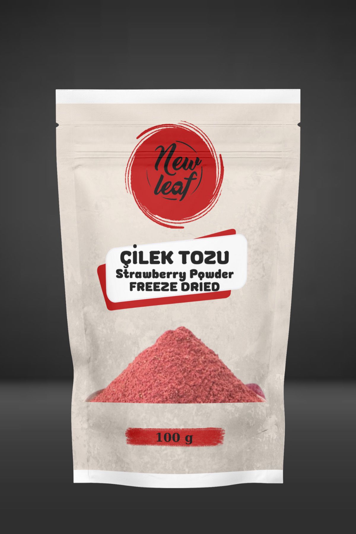 Newleaf Freeze Dried Çilek Tozu 100 g