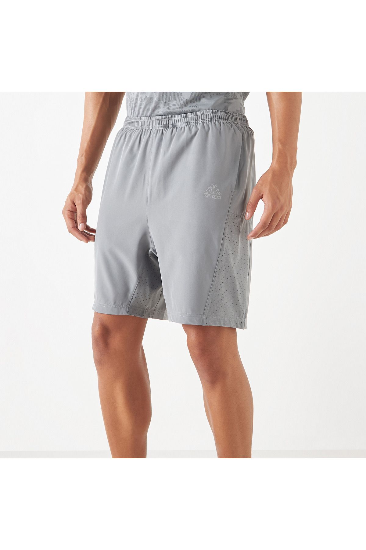 Kappa-Logo Detail Shorts With Elasticated Waistband And Pockets 1