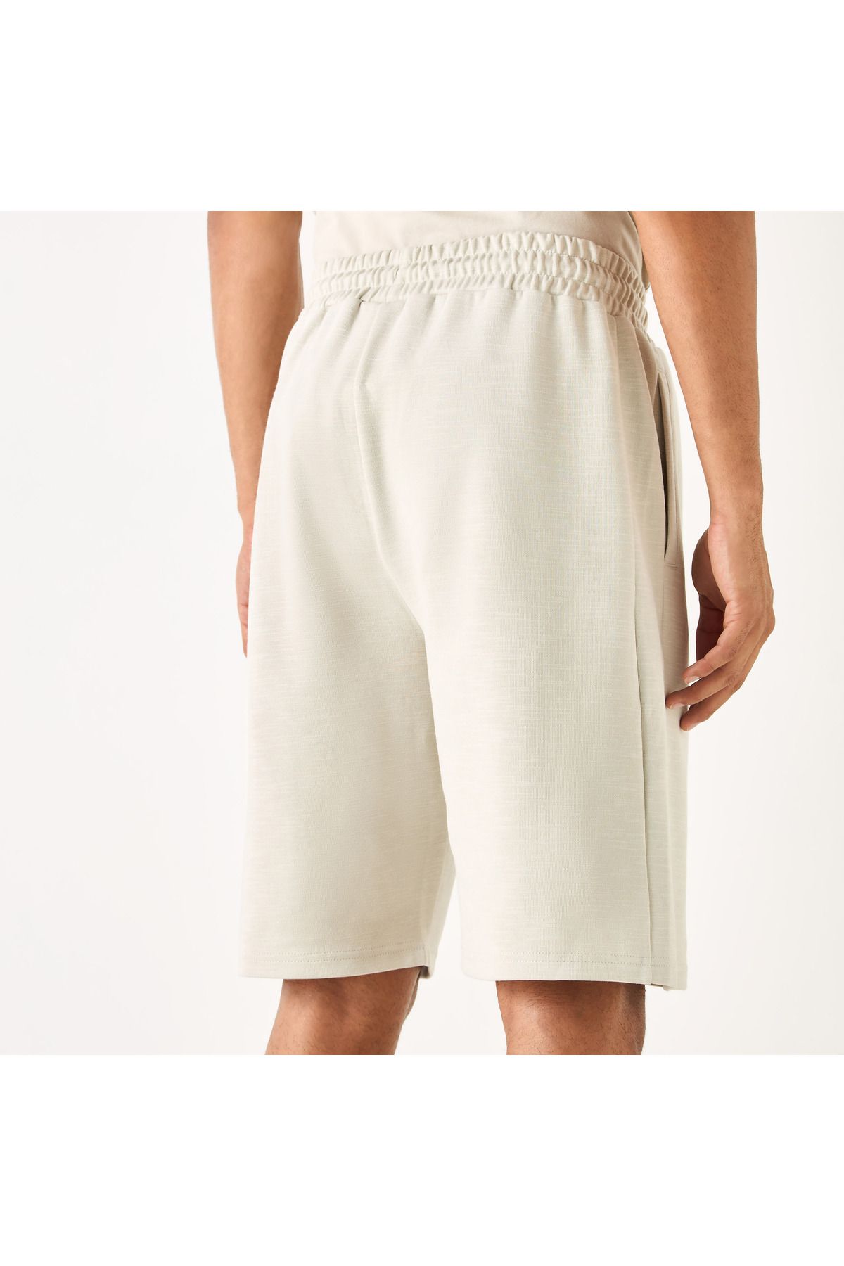 Kappa-Textured Shorts With Drawstring Closure And Pockets 3