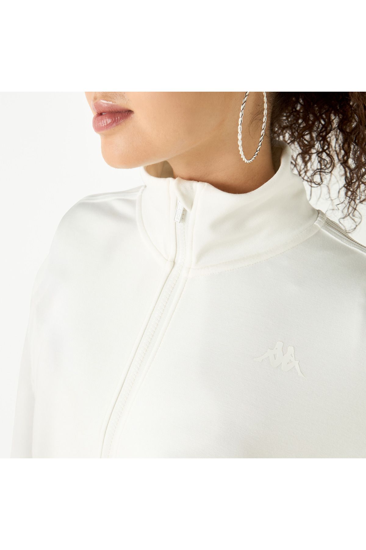 Kappa-Logo Detail Sweatshirt With Long Sleeves And Pockets 4