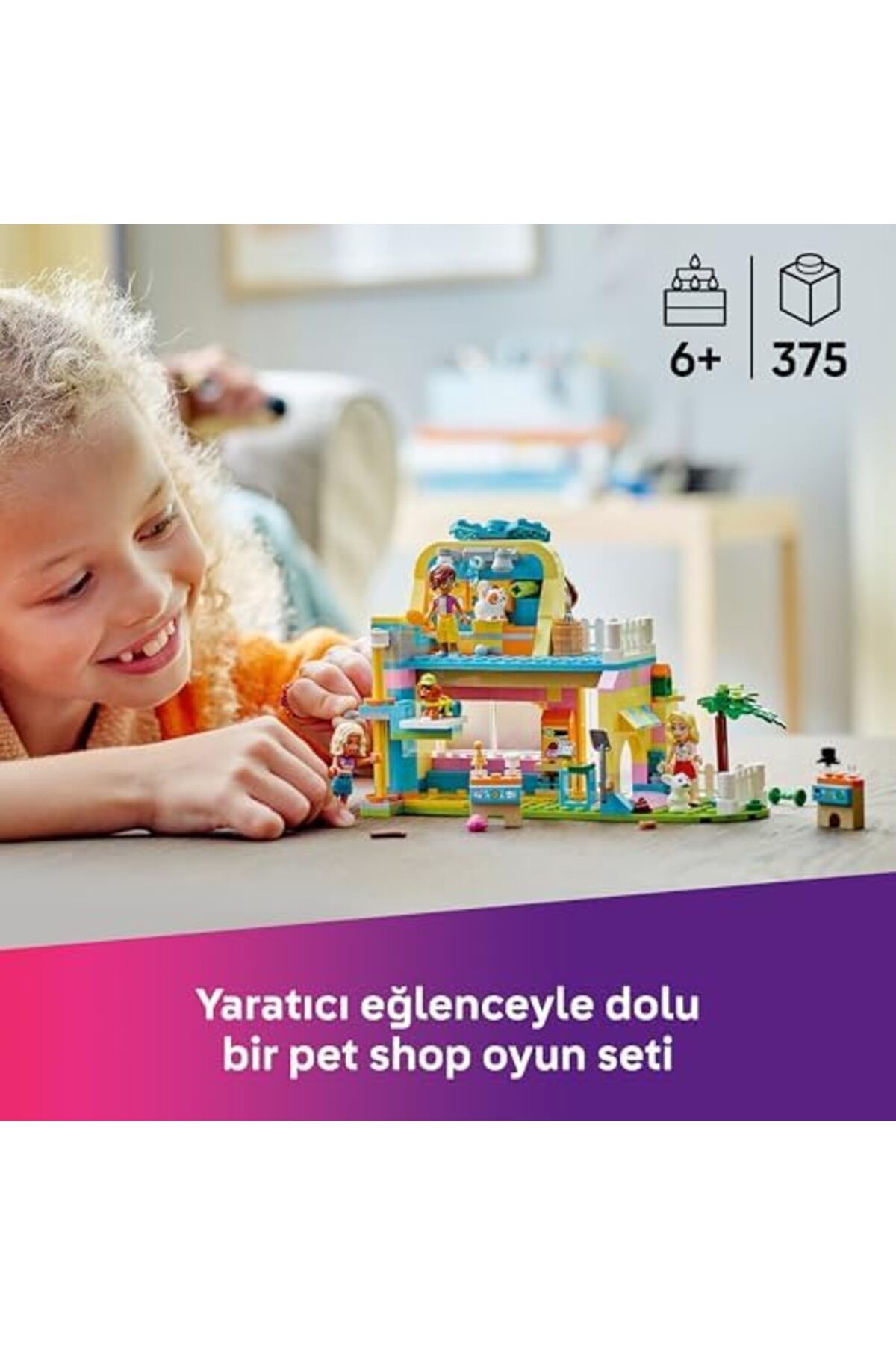 yusuftex srht  (375 Parça) Günü Hediyesi Seti, Doğum Oyuncak Yapım İçeren Yaratıcı Köpek Minifigü