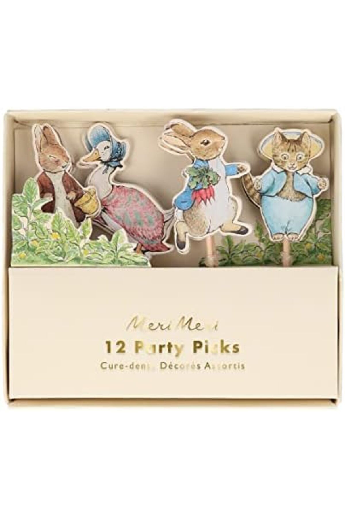 STOREMAX Çubukları (12'li) Friends Parti Rabbit & Meri Peter 1017785