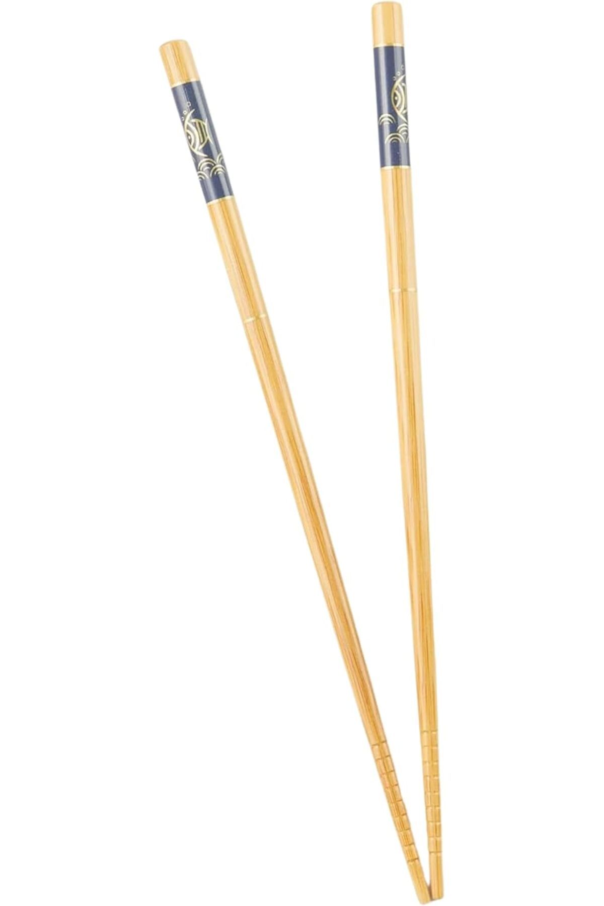 STOREMAX lbstorex Çok kullanımlık Bambu Lacivert Ahşap Chopstick | Tekrar Kullanılabilir ve Yıkanabilir
