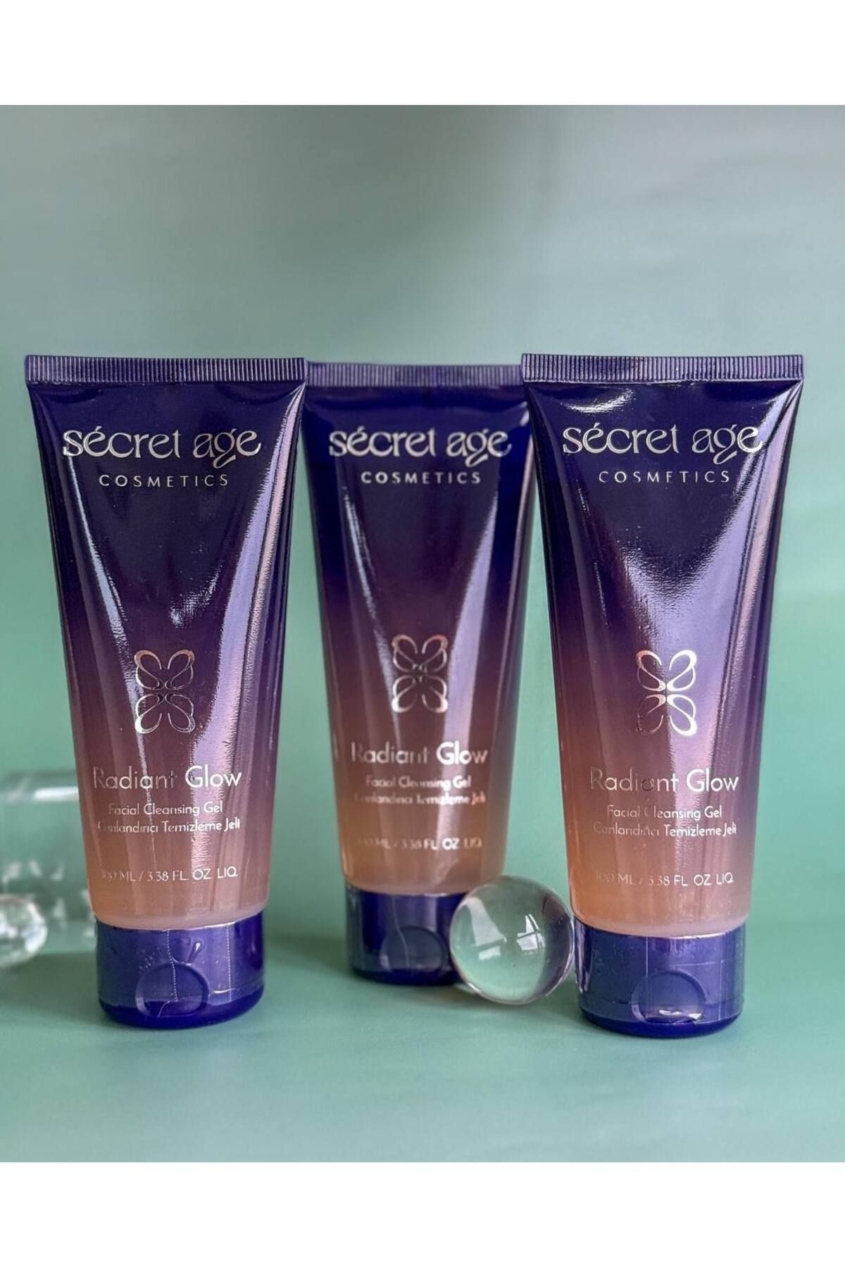 Secret Age Cosmetics Canlandırıcı Temizleme Jeli 3'lü Set