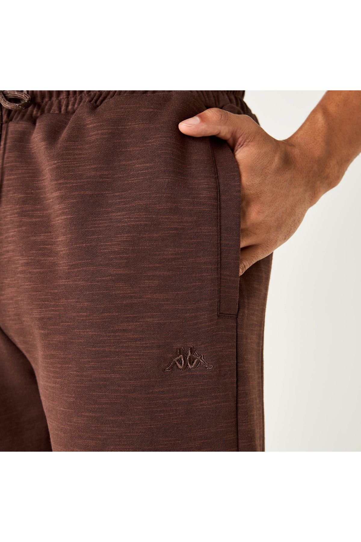 Kappa-Textured Shorts With Drawstring Closure And Pockets 4