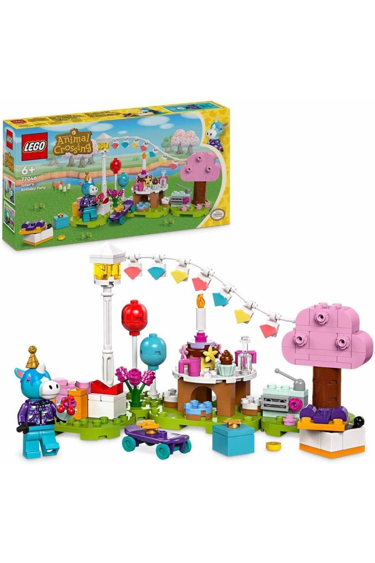 STOREMAX MU-ARTSHOP Animal Crossing Julian Doğum Gününü Kutluyor 77046-6 Yaş ve Üzeri Çocuklar için Y