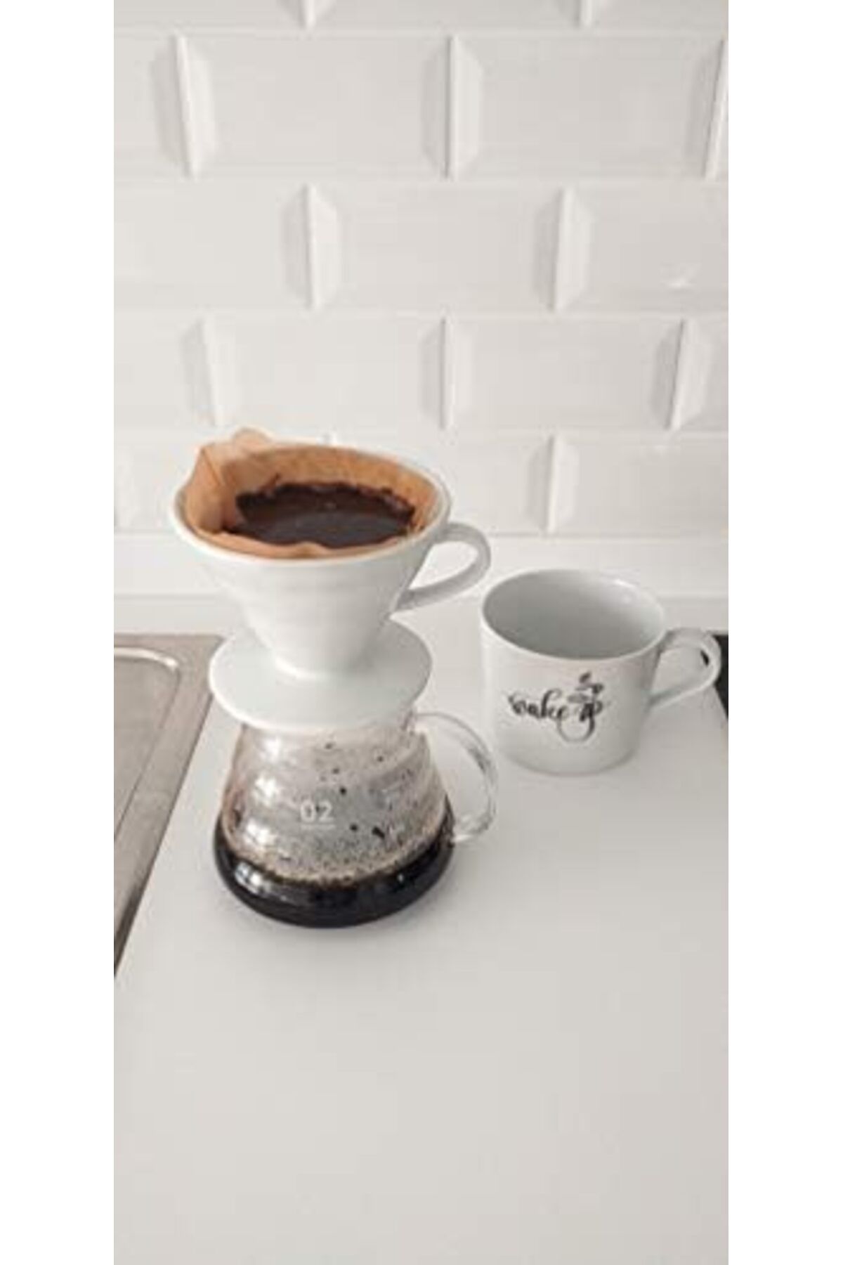 STOREMAX shopwave Seramik Dripper 02 Beyaz Porselen V60 Kütahya Yeni trendyx 1005813