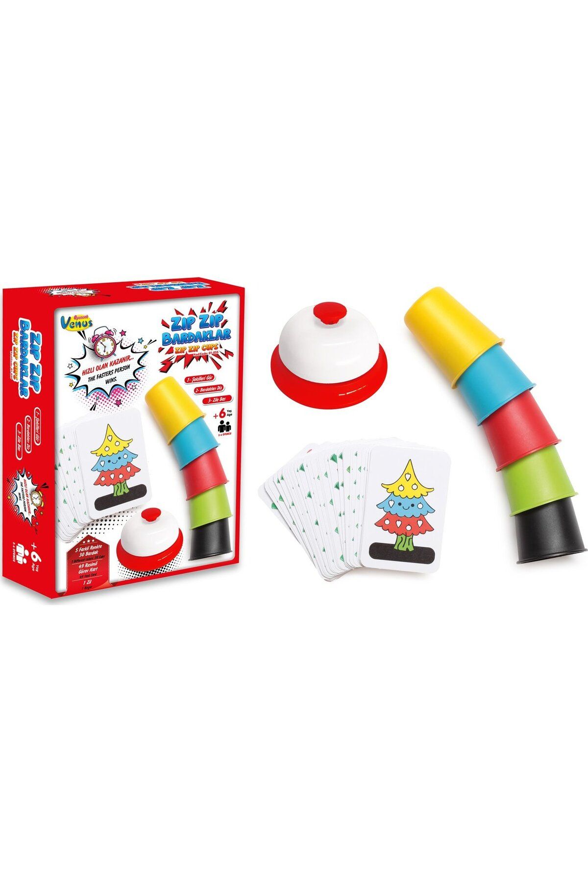 callo toys Süper Renkli Hızlı Akıllı Pratik Heyecanlı Zıp Zıp Bardaklar