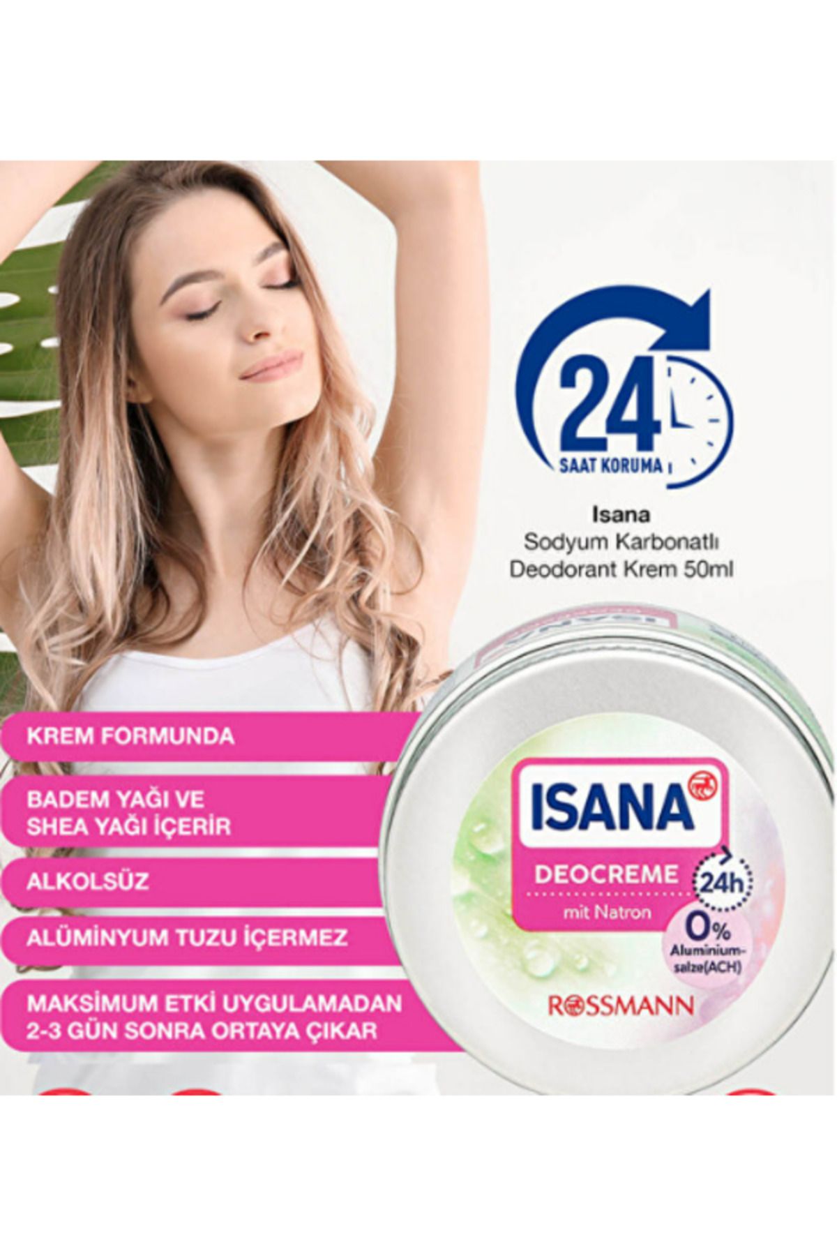 Isana Professional Isana Deodorant Krem