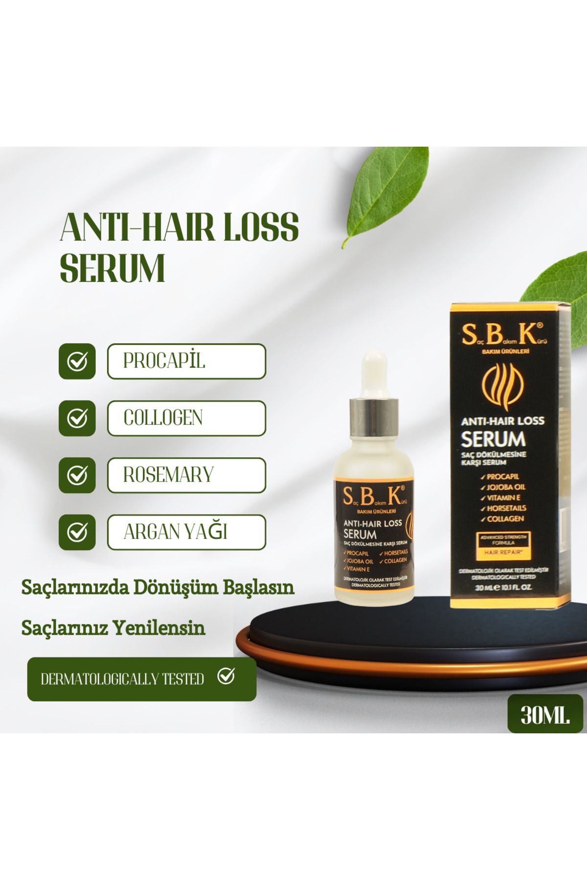 Sbk Anti Haır Loss Saç Diplerini Besleyici ve Saç Dökülmesine Karşı Serum