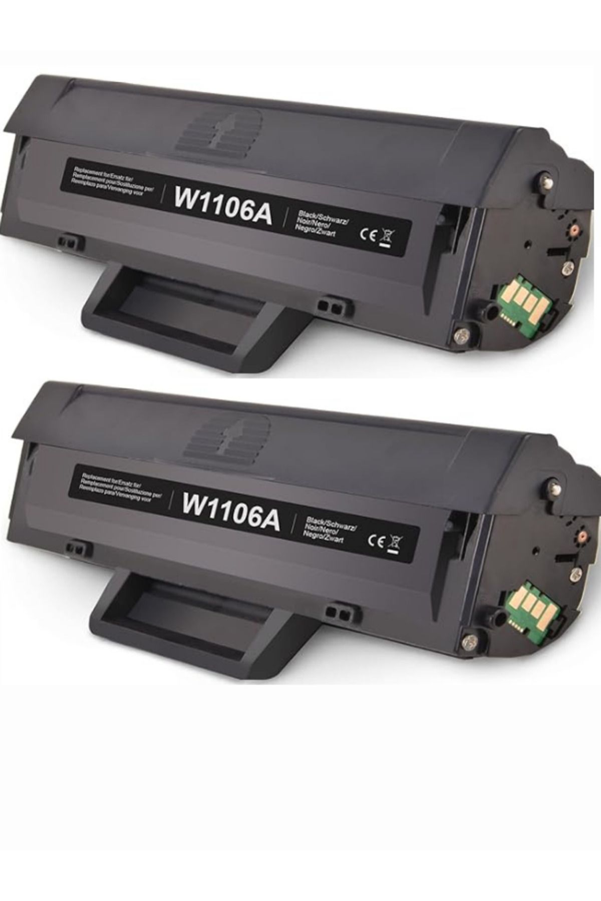 UCUZTEKNO 106A W1106A[ÇİPLİ] Toner Cartridge to HP Laser 107a 107w 107r MFP 135a 135w 135r 137fnw 2 Adet