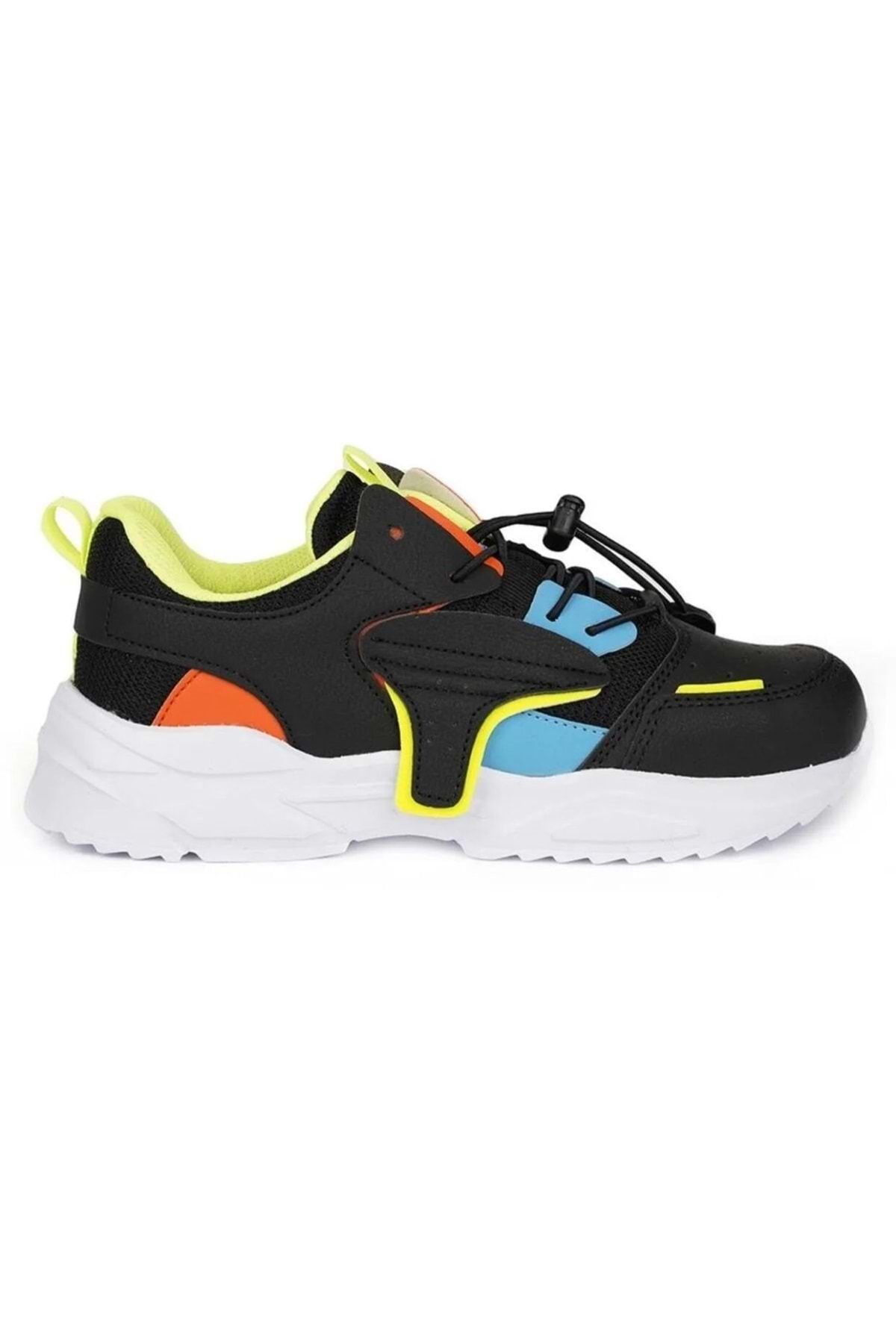 KOCAMANLAR-Cool Y3 Sneaker Orthopedic Kids Sports Shoes BLACK-WHITE 2