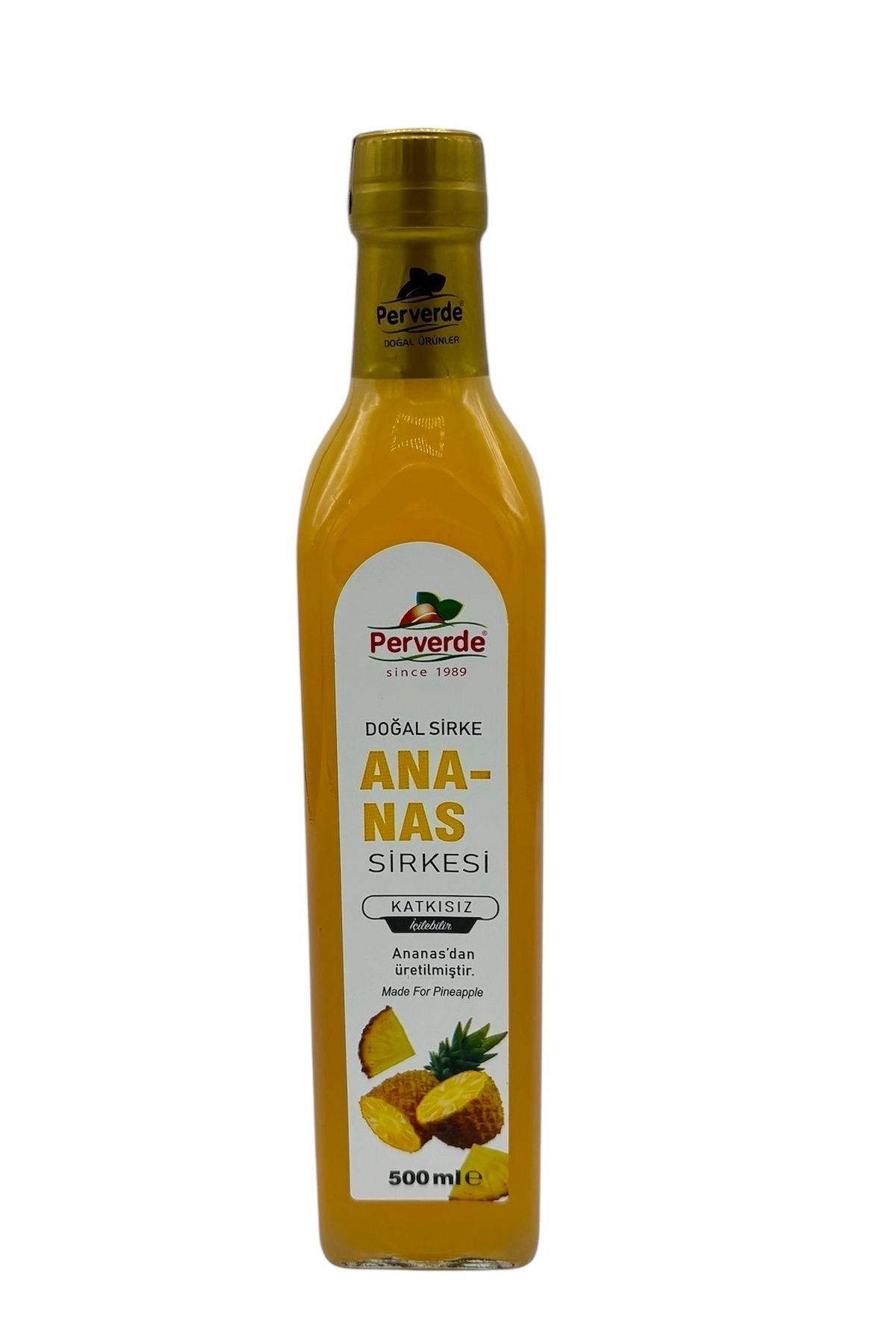 Perverde Doğal Ananas Sirkesi 500ml