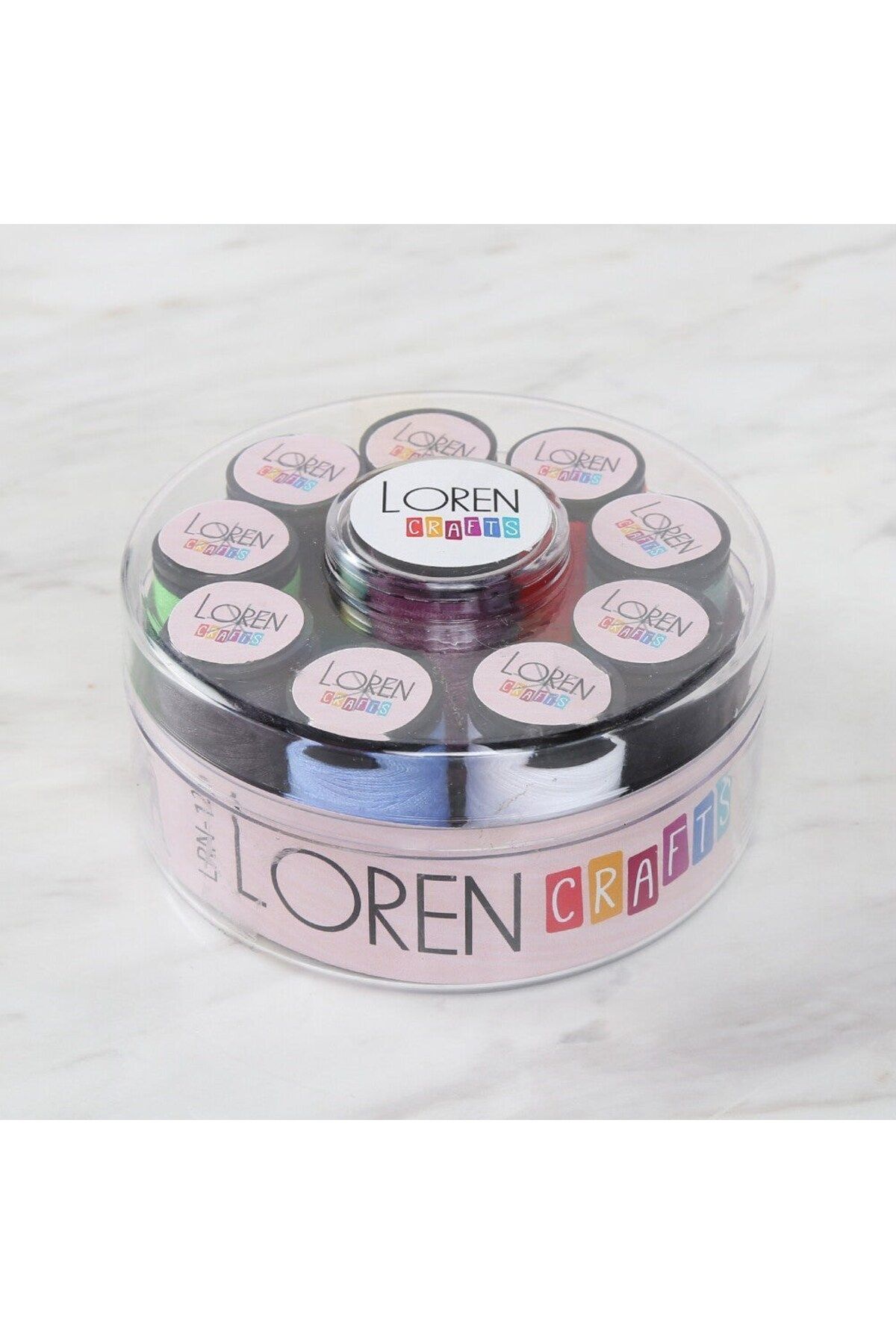 shop Loren Crafts Dikiş İPliği S Büyük 10 Renk Lrn -