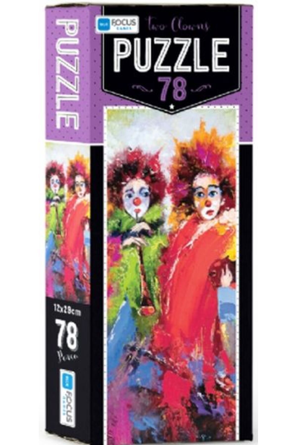 Blue Focus Yayınları Blue Focus Two Clowns - Puzzle 78 Parça
